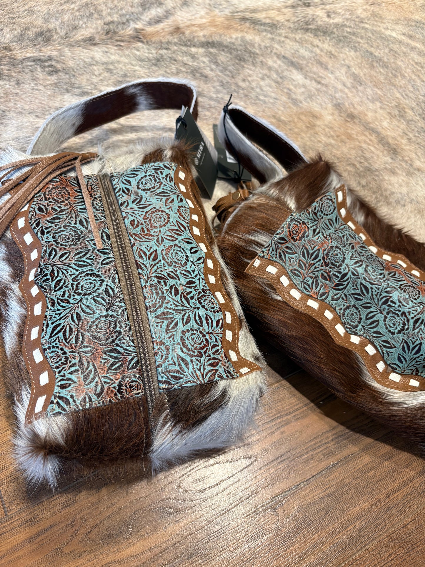 The Cass Cowhide Toiletry Bag