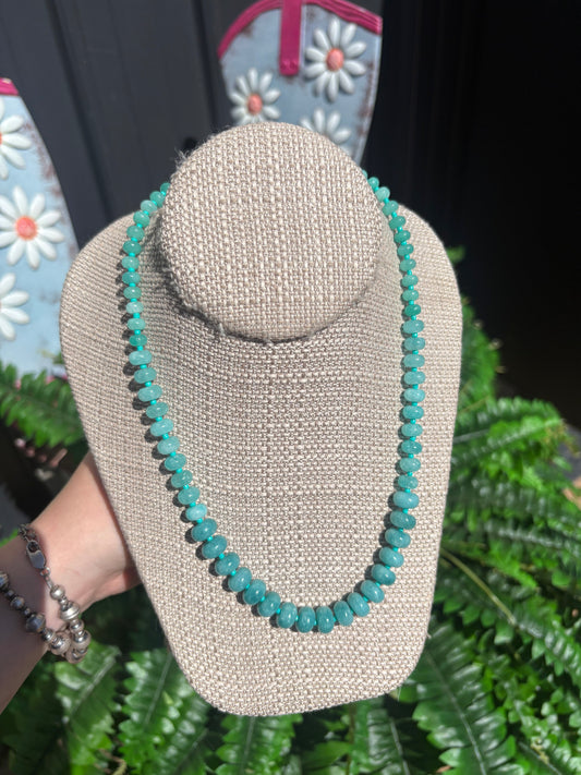 True Blue Beaded Necklace