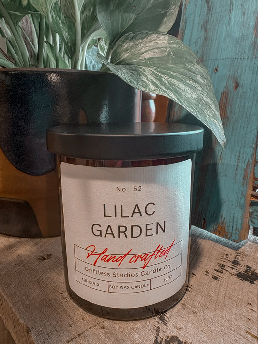 Lilac Garden Soy Wax Candle