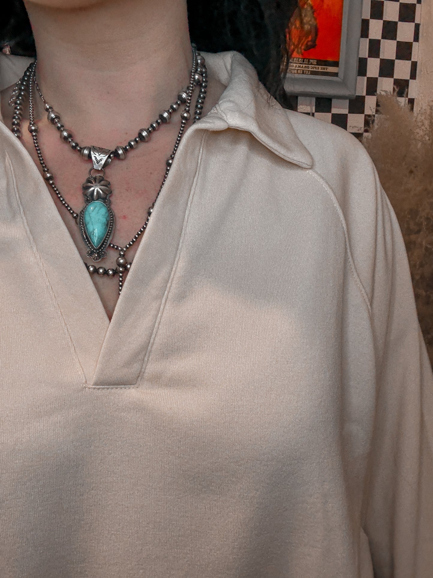 The Yellow Pony V Neck