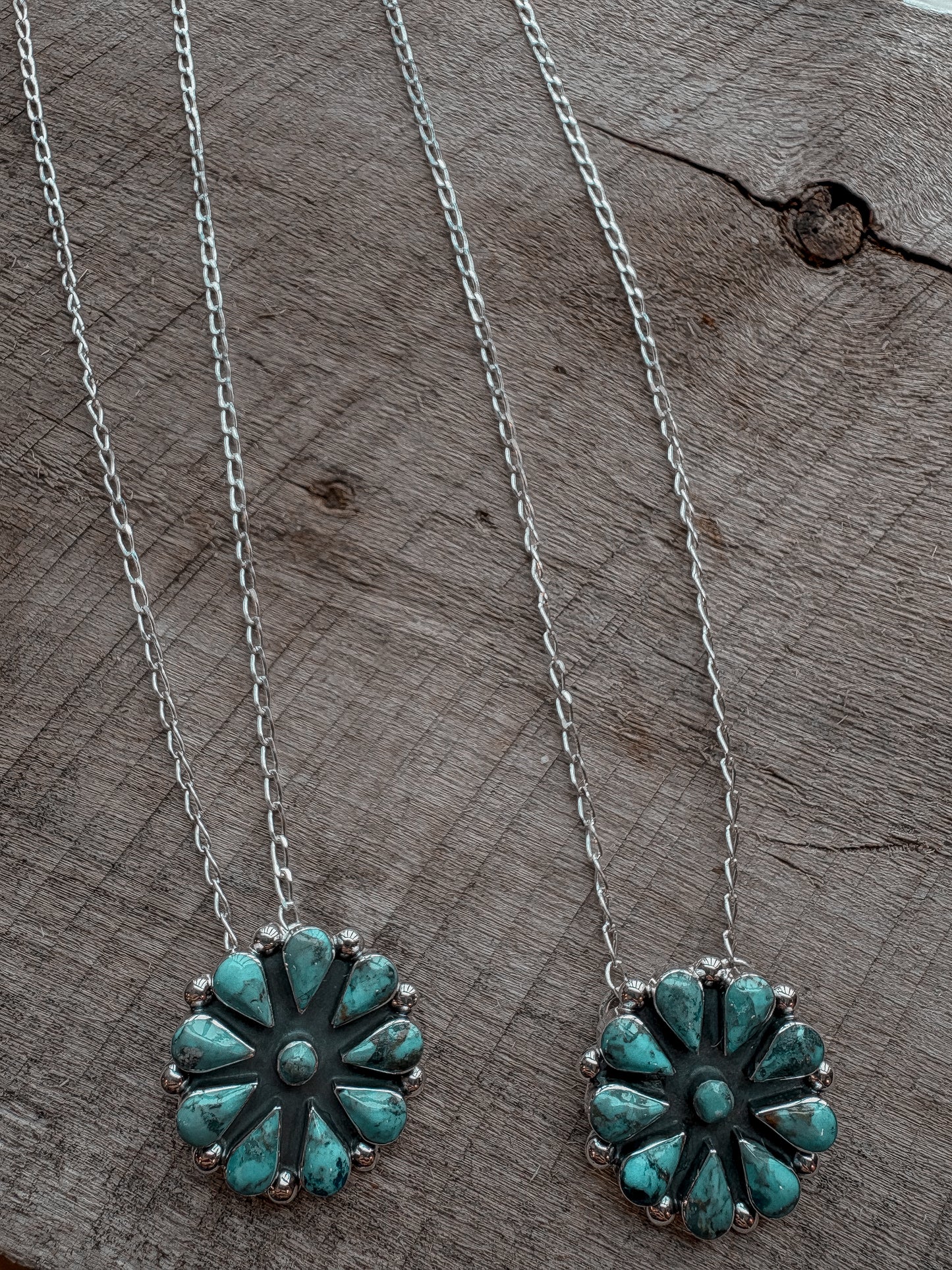 Kingman Cluster Necklace