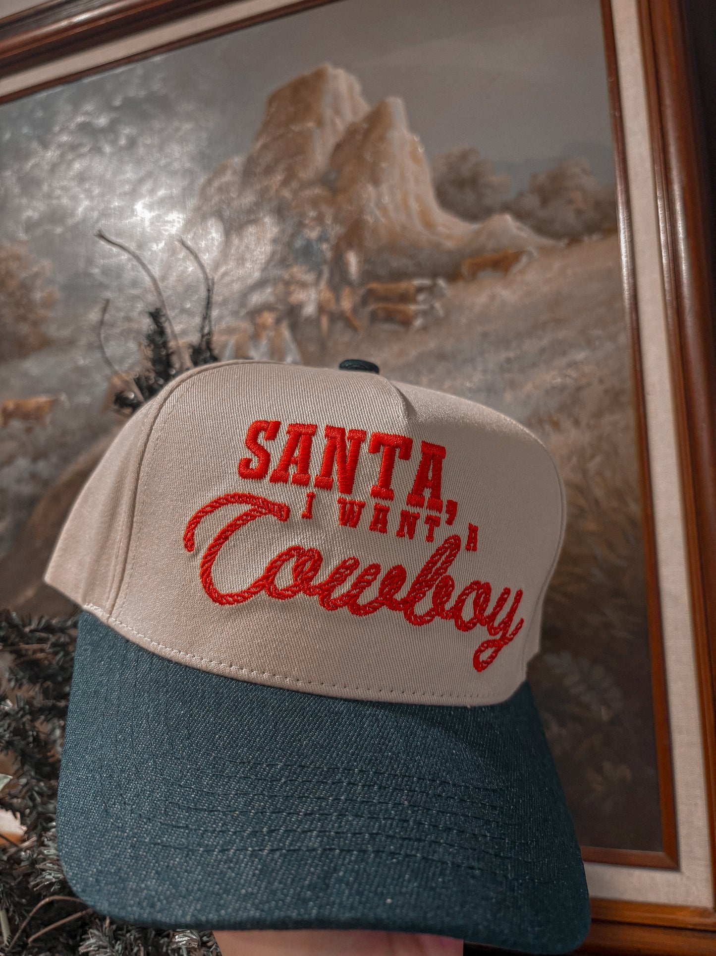 Santa I Want A Cowboy Hat