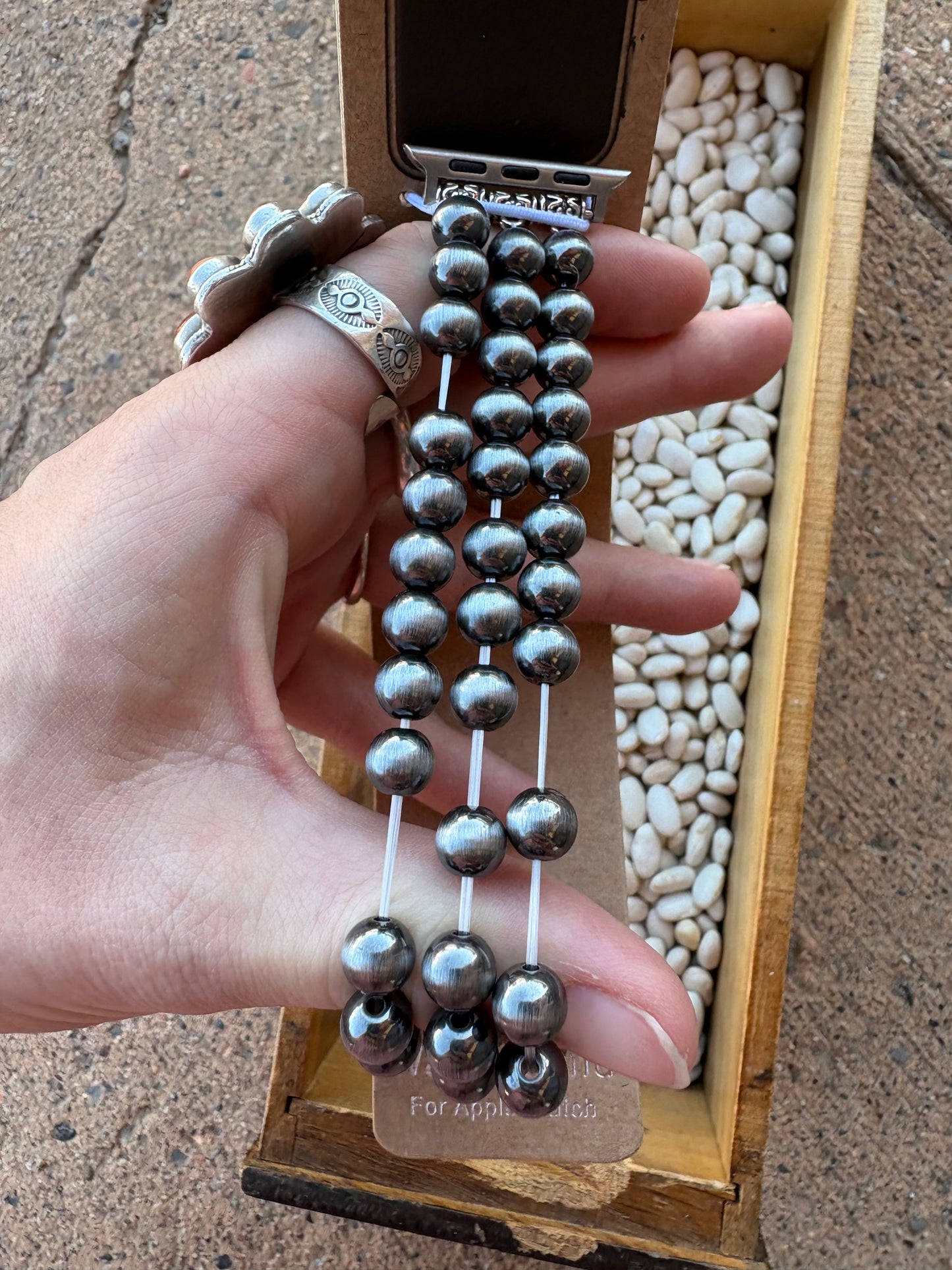 Multi Strand Pearl Apple Watch Band 38mm-41mm