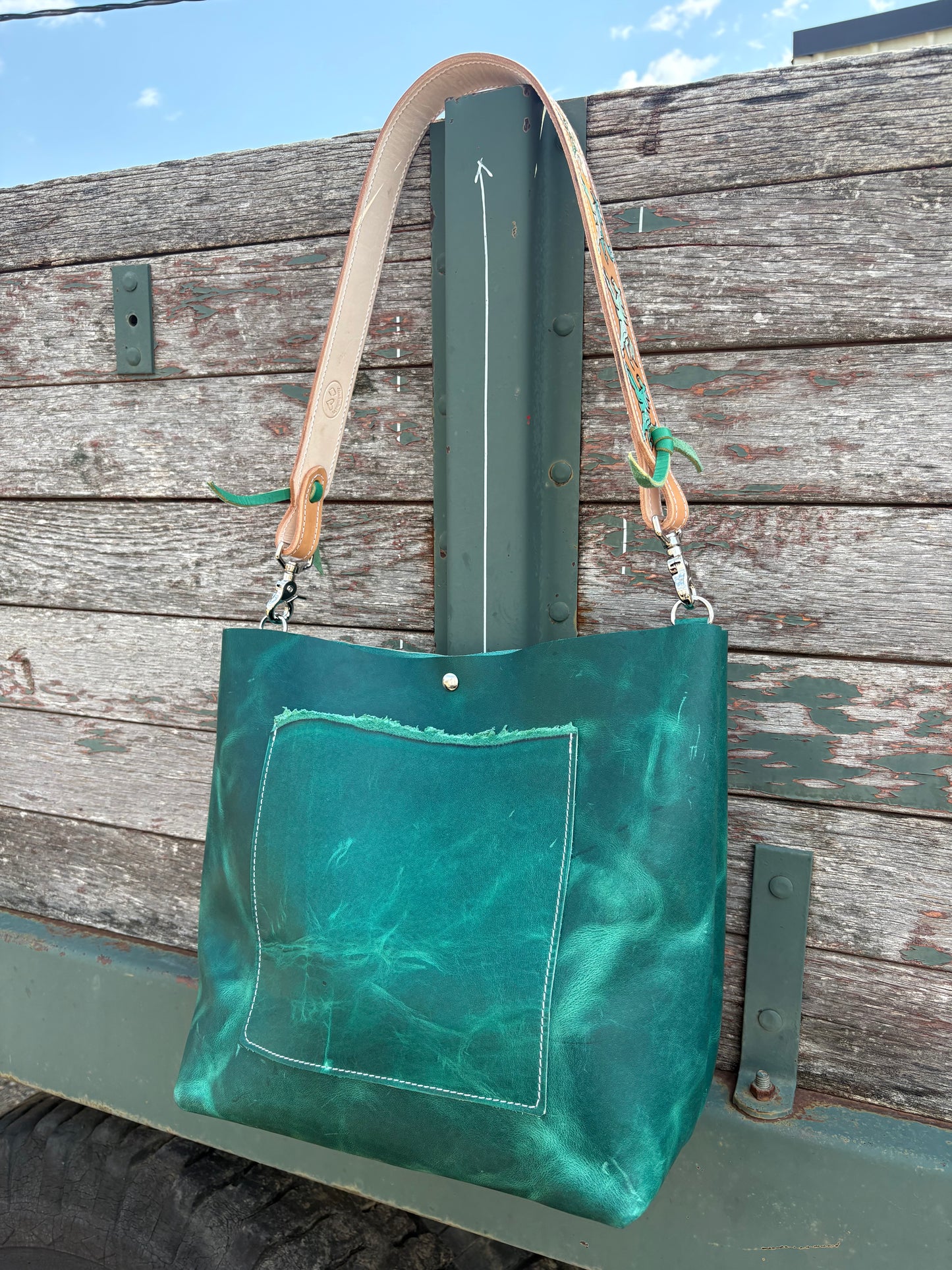 Wild Ponies Tote Bag *Teal