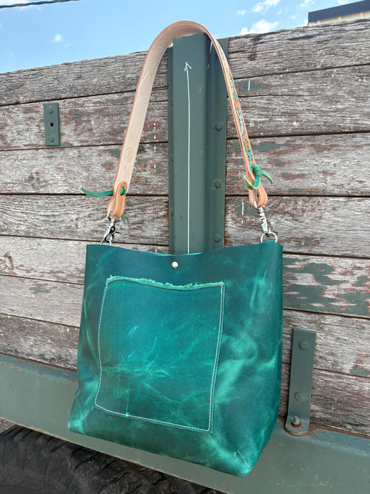 Wild Ponies Tote Bag *Teal