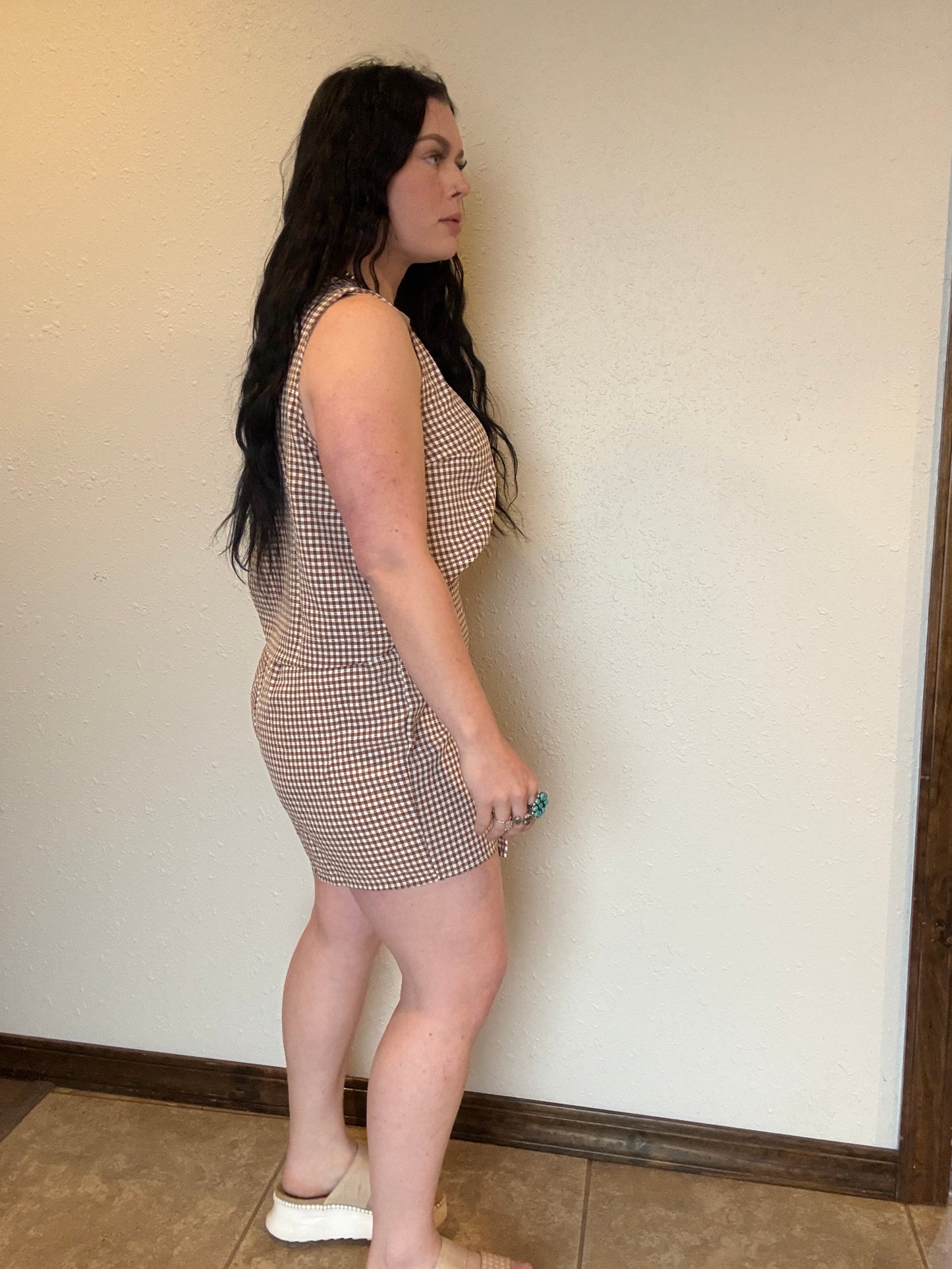 The Cowboy Check Skort Set