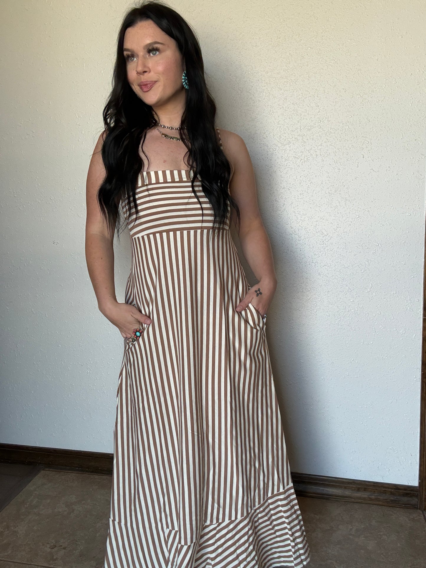 The Funnel Cake Maxi Dress