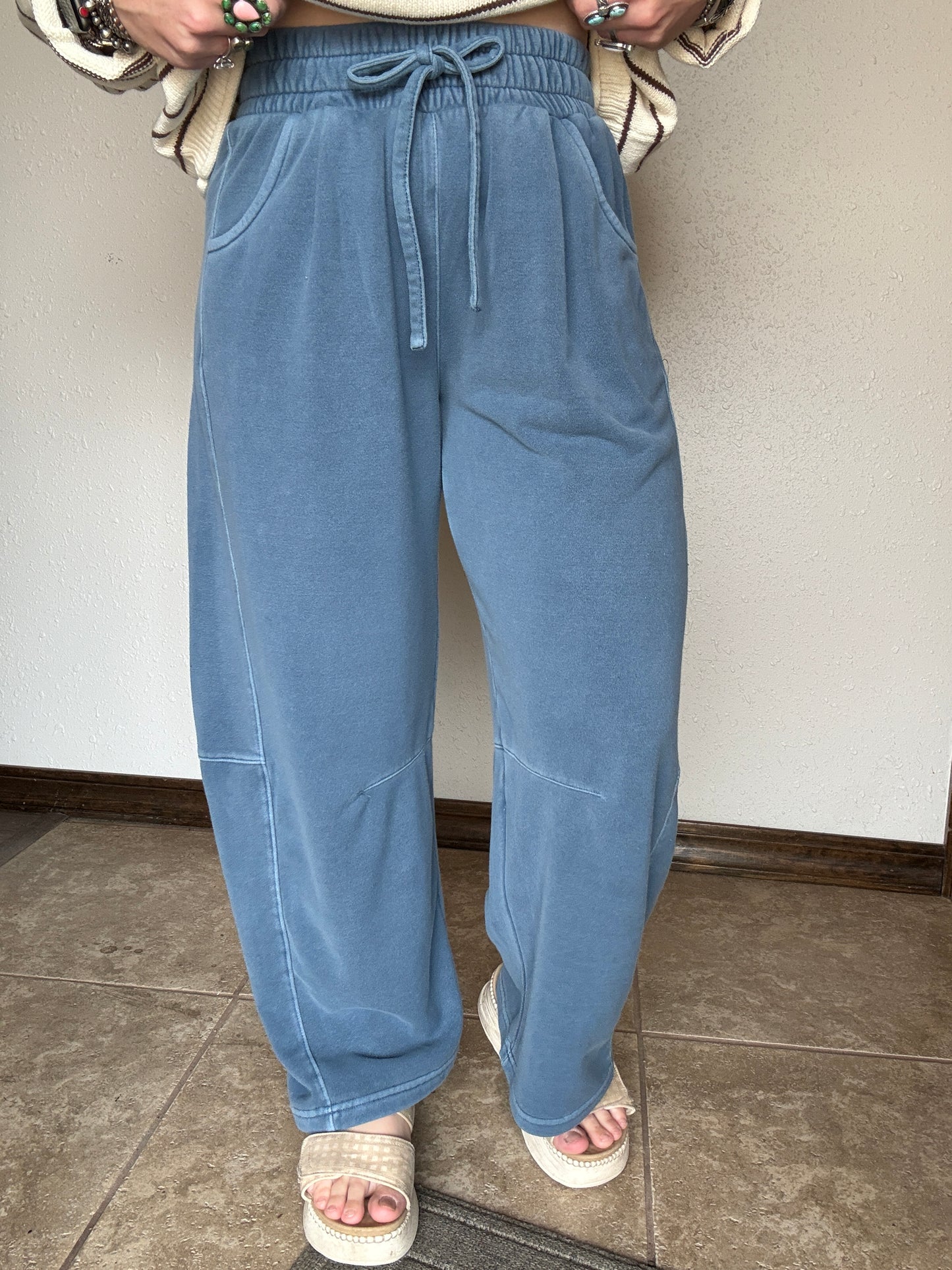 The Blue Cowboy Barrel Sweatpant