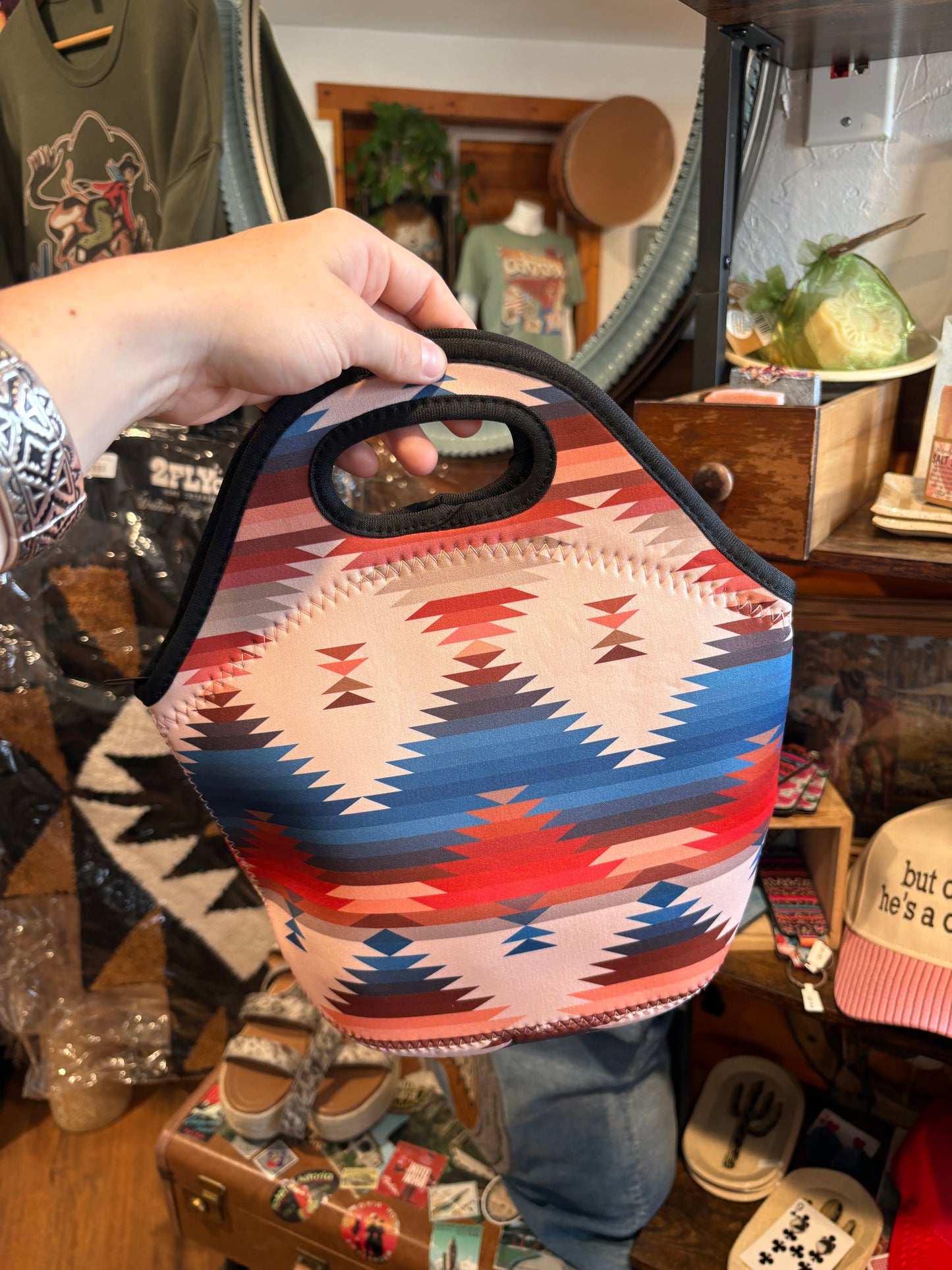 Aztec Lunch Tote