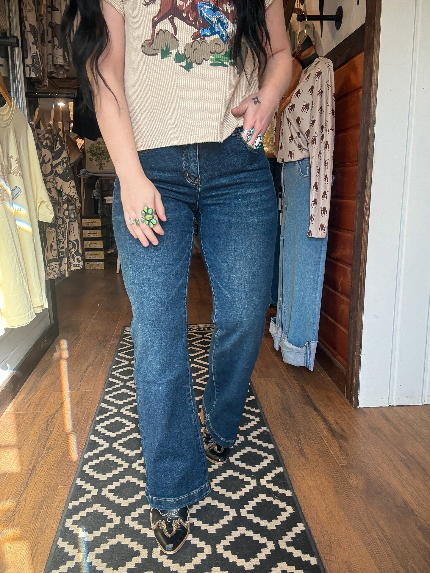 The Stanton Dark Wash Denim