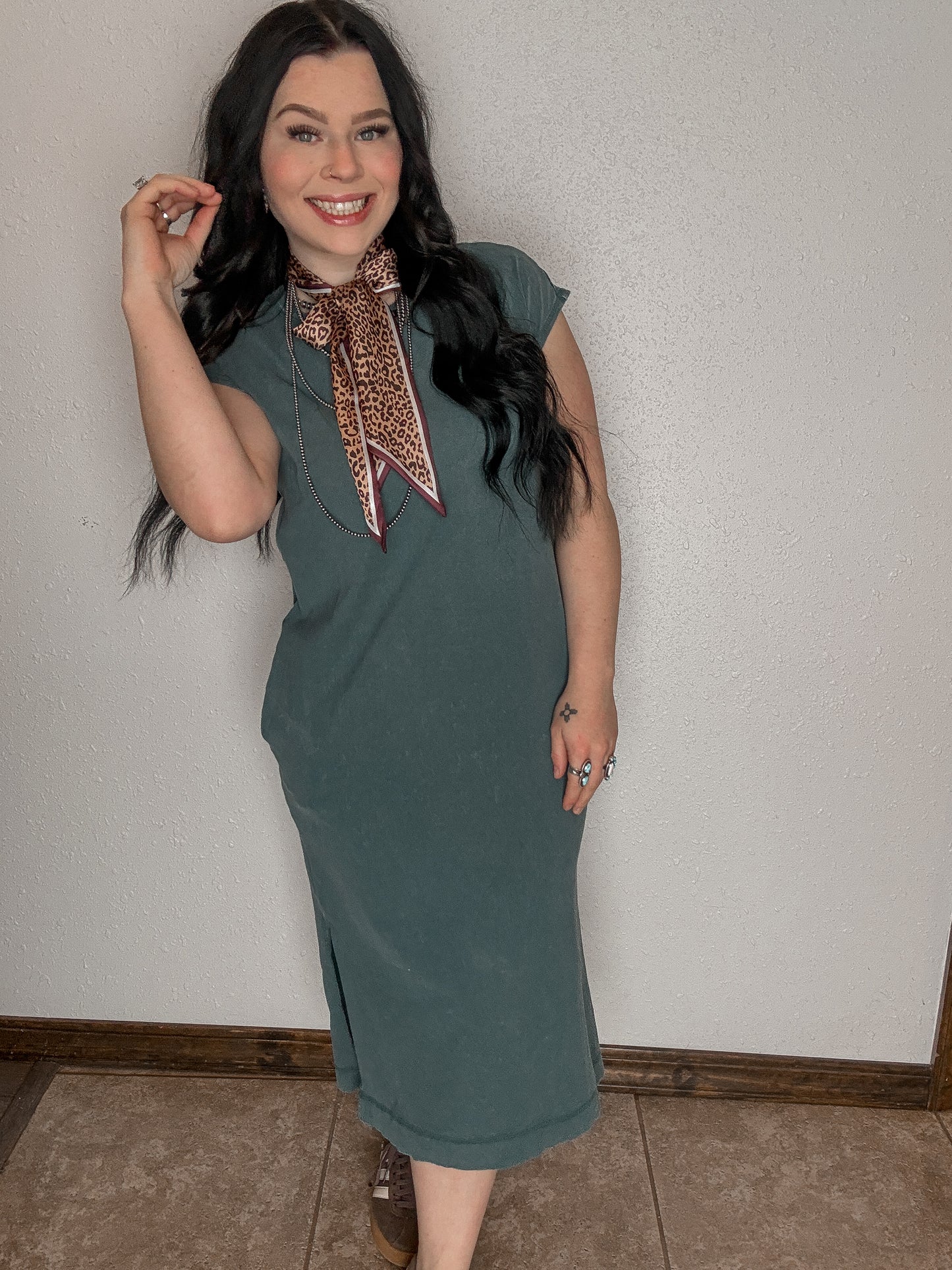 The Teal Casual Dress