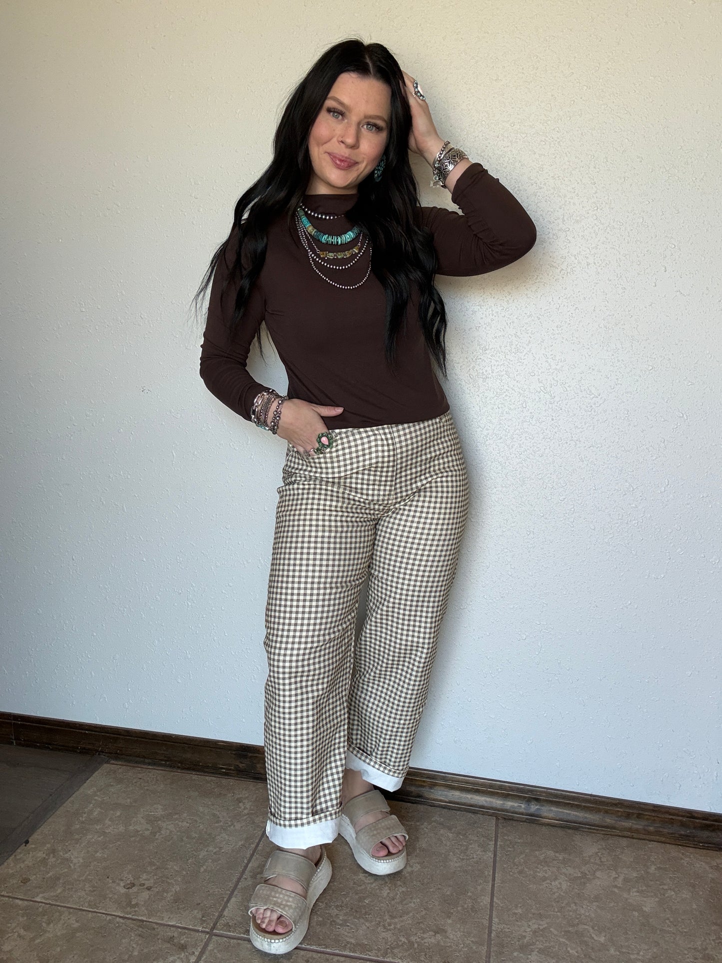 The Cowboy Check Pants