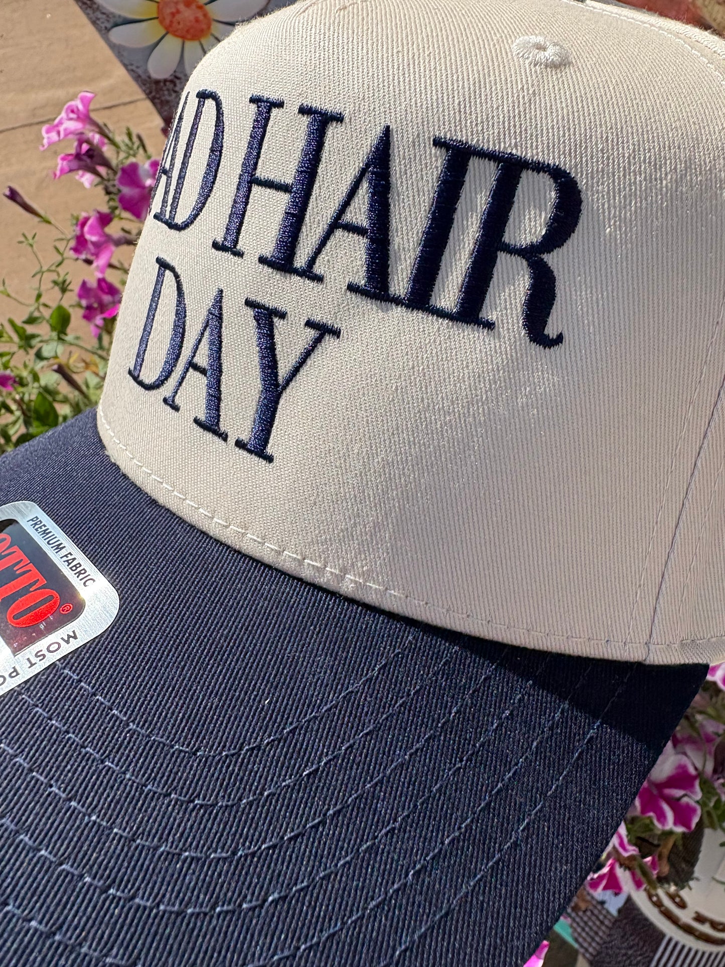 Bad Hair Day Embroidered Trucker Hat