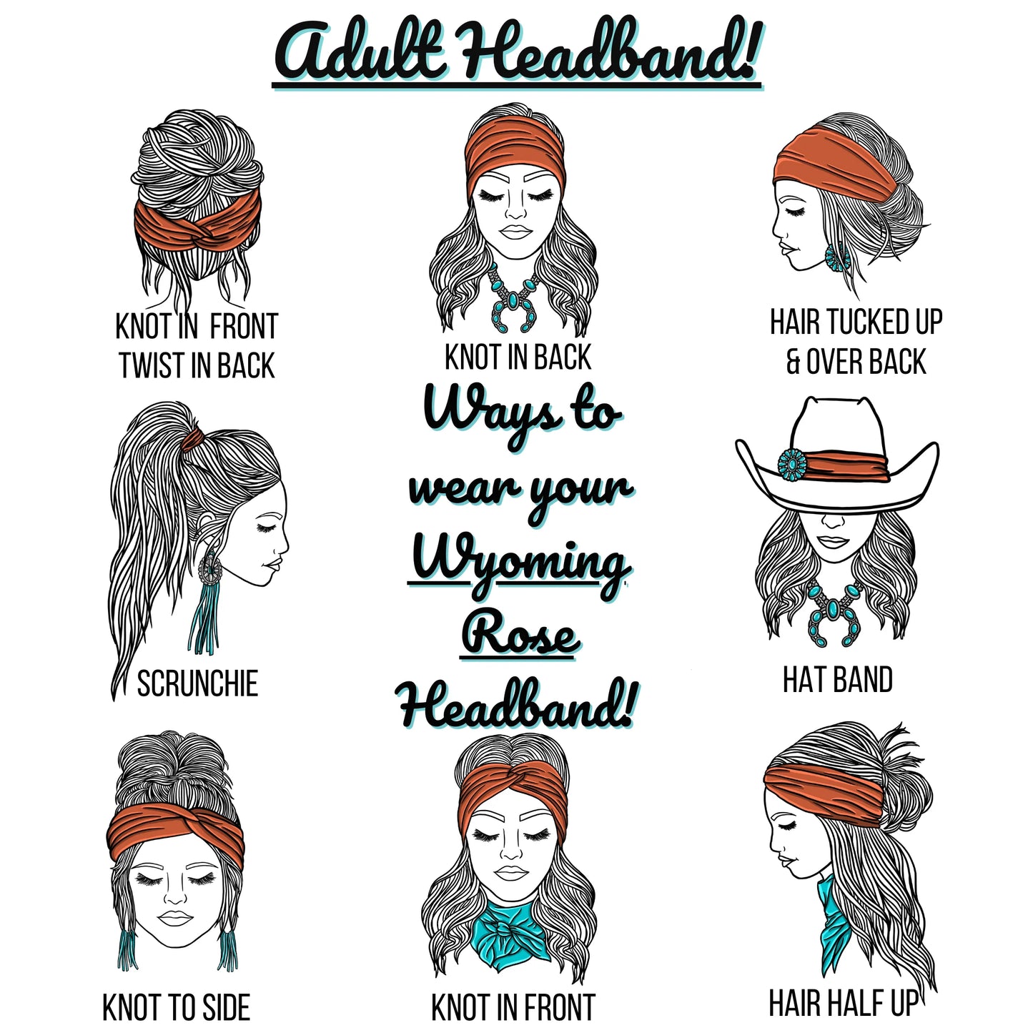 Roosters Headband