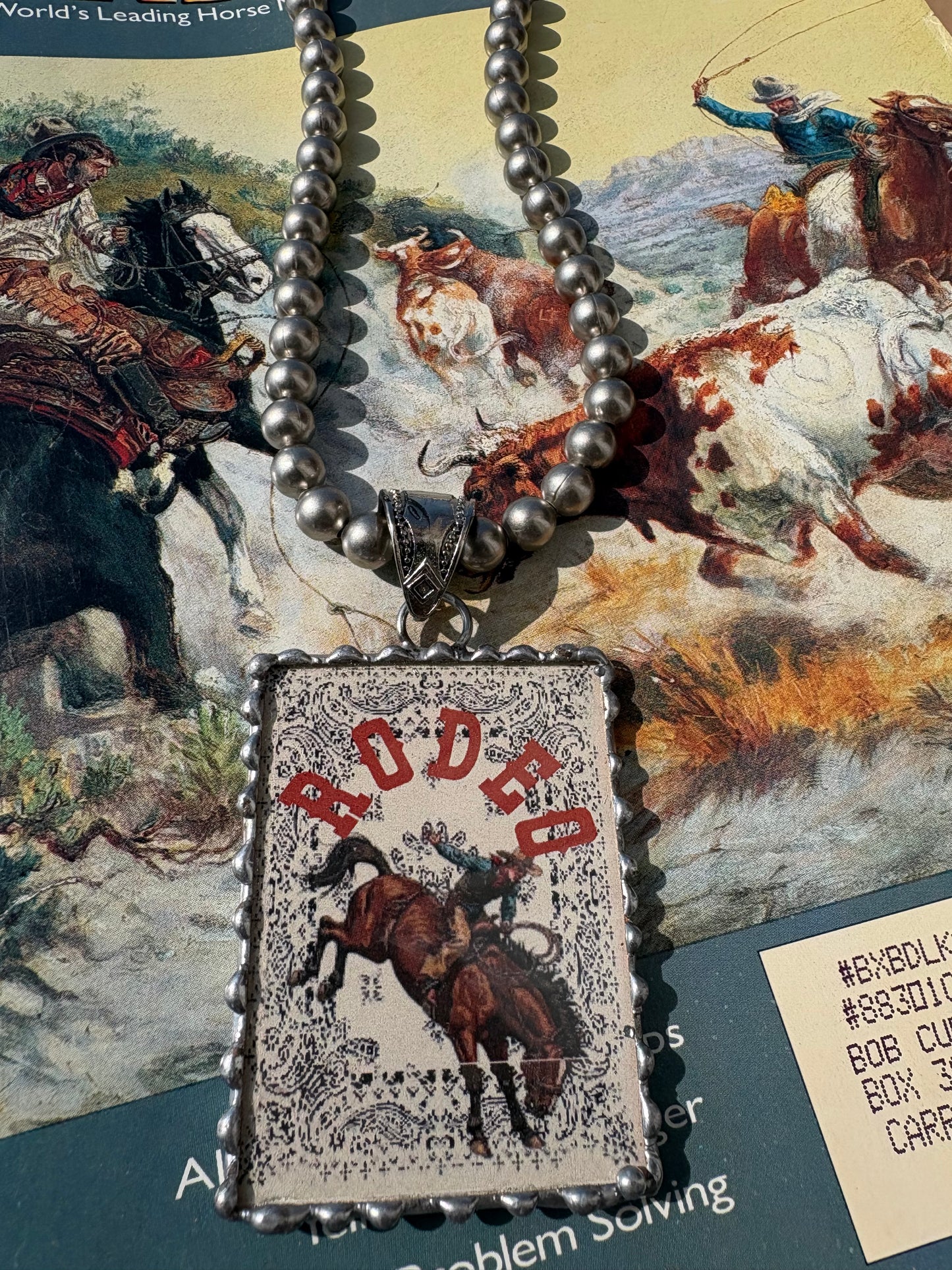 Rodeo Pendant & Pearls