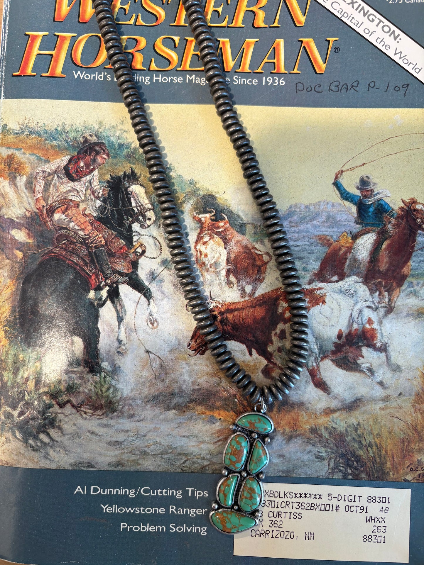 Cayko Cluster Pearl Necklace *Turquoise