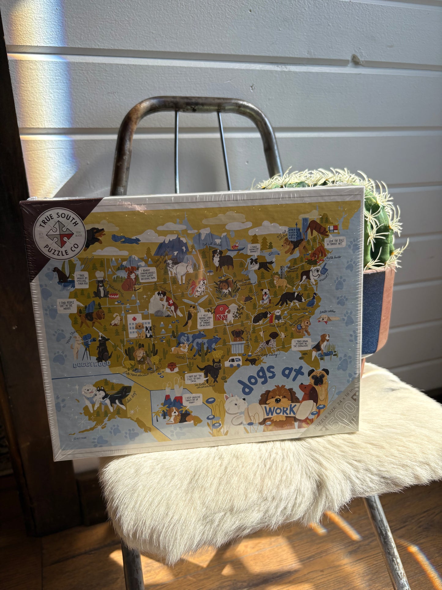 Dogs At Work 500 Piece Puzzle