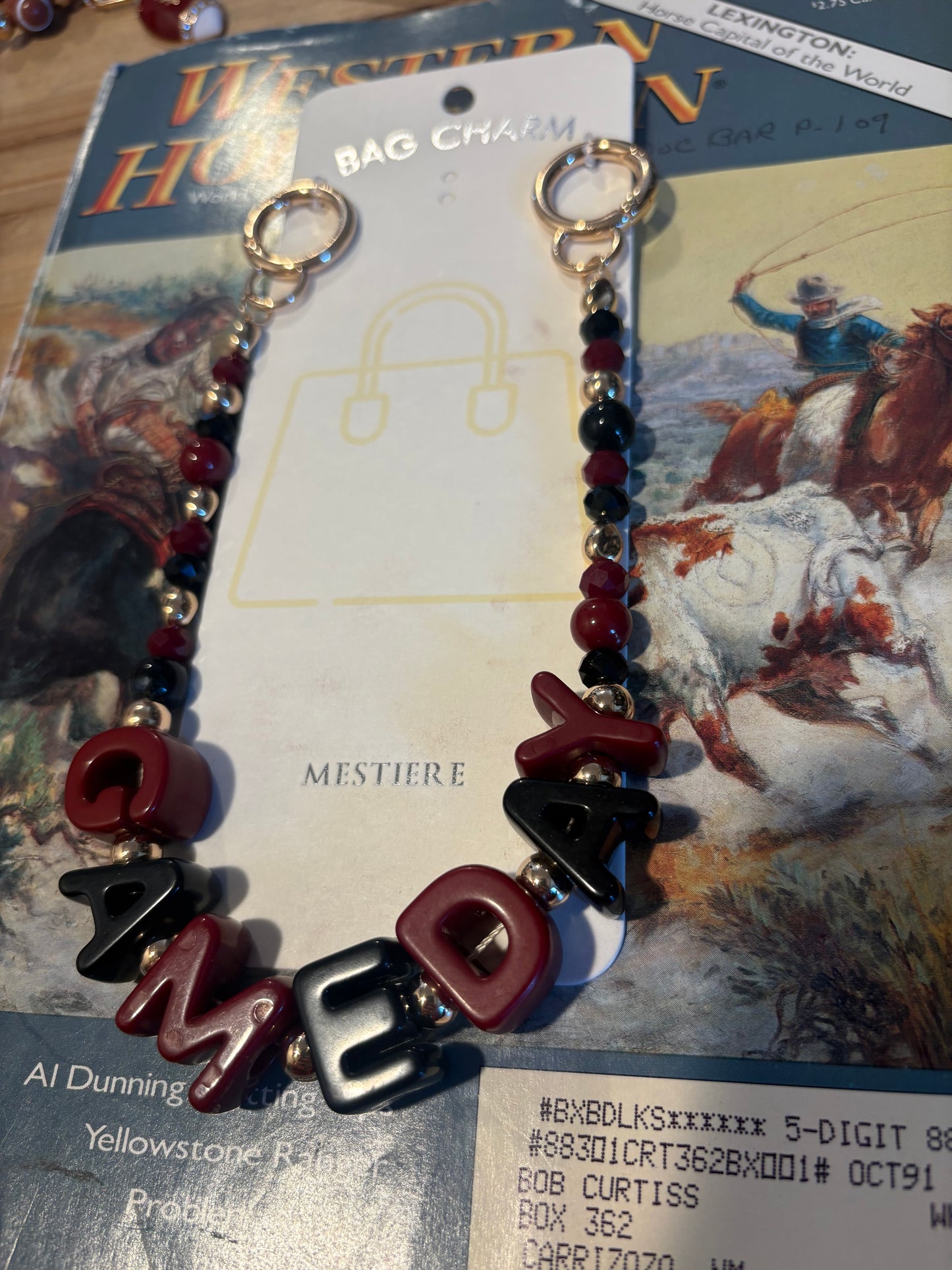 Game Day Bag Charm