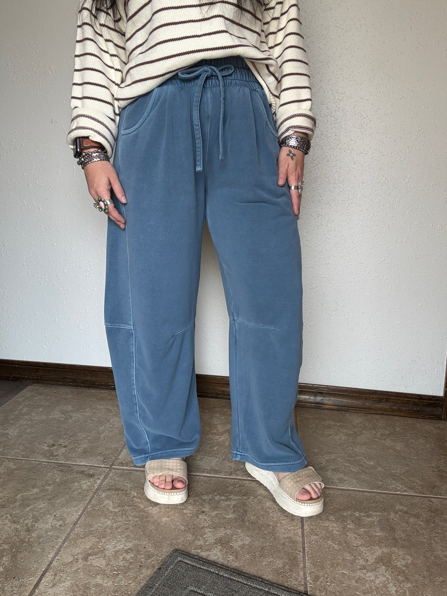 The Blue Cowboy Barrel Sweatpant