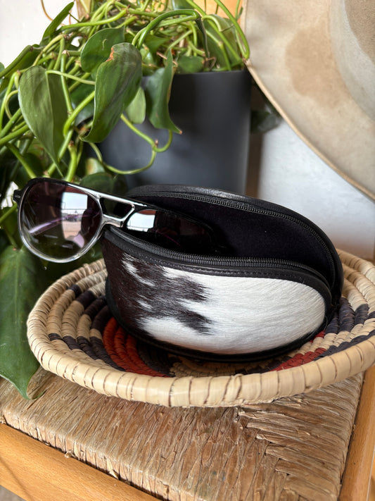 Cowhide Sunglasses Case