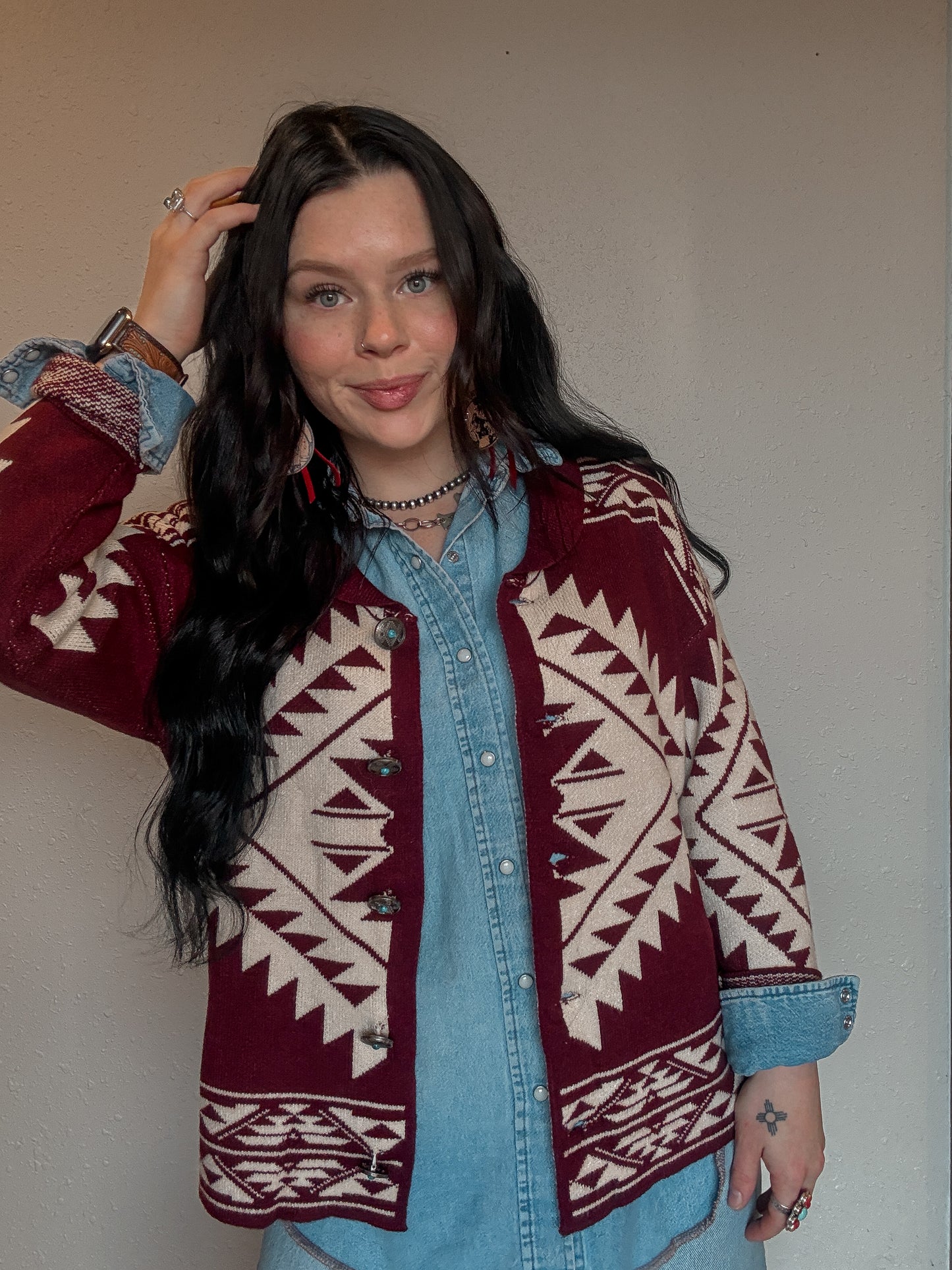 Valentine Cowboy Cardigan