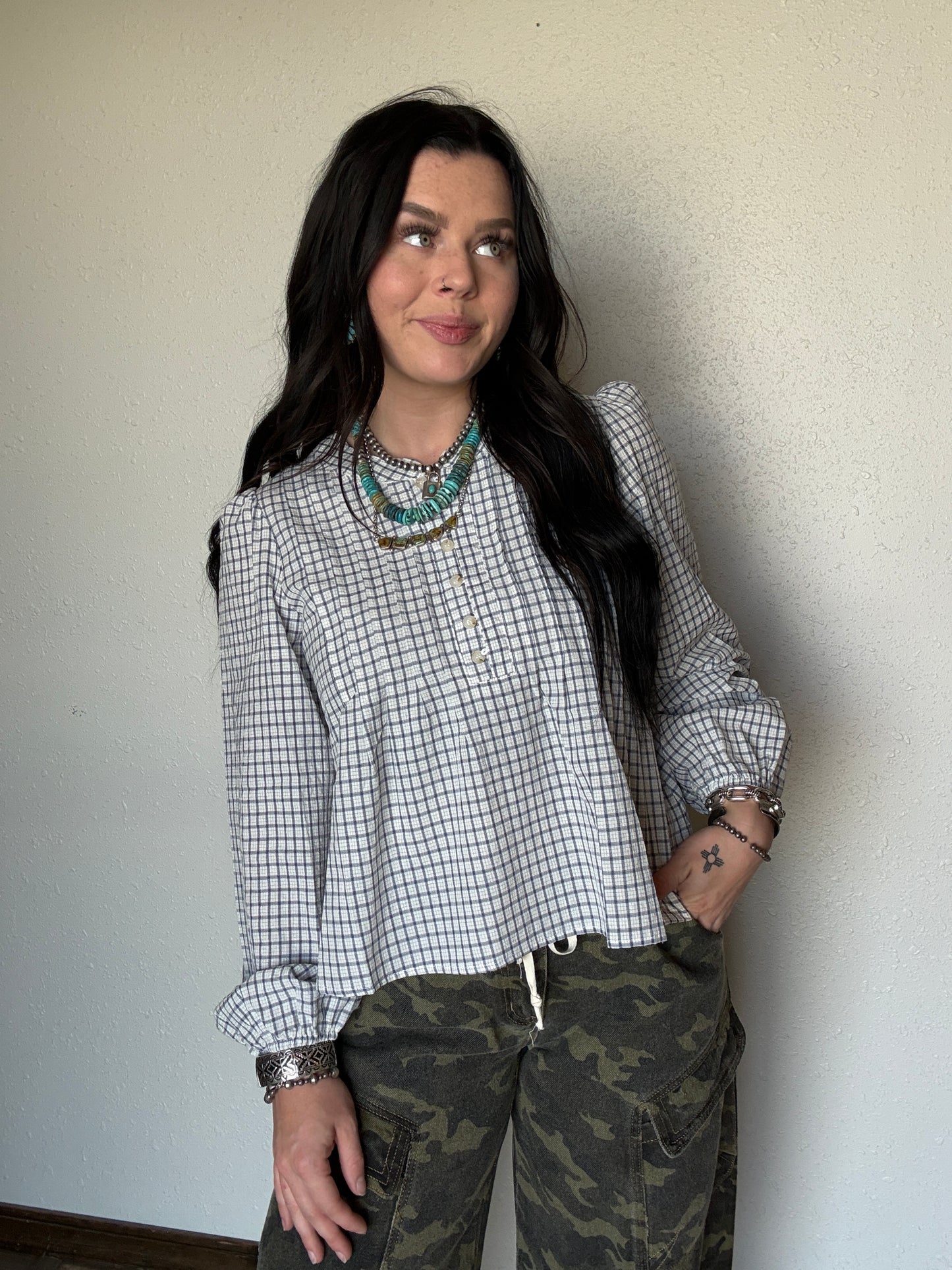The Pumpkin Patch Long Sleeve *Blue