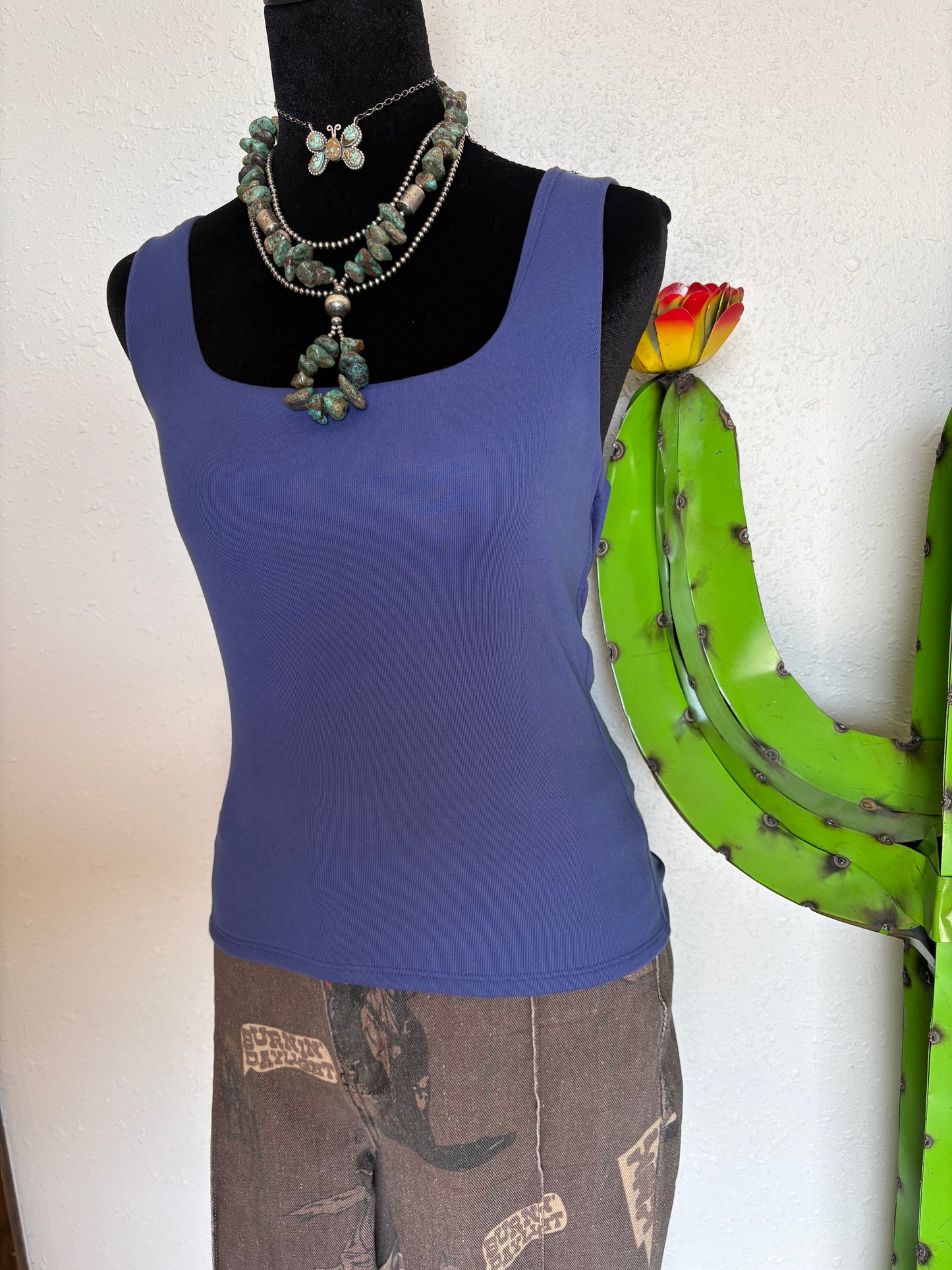 Butter Soft Basic Tank *Paisley Purple