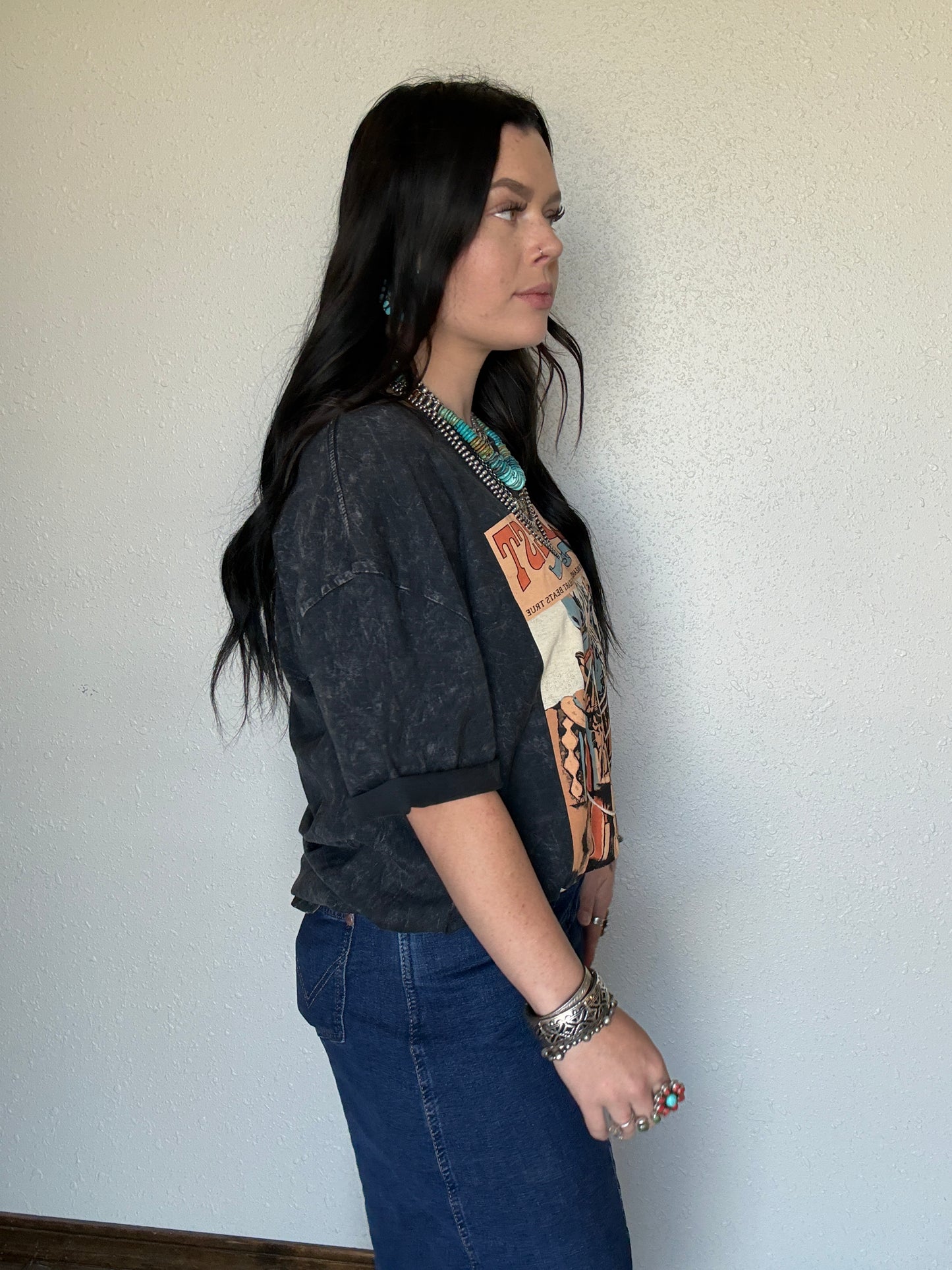 Wild West Cowboys Graphic Top:
