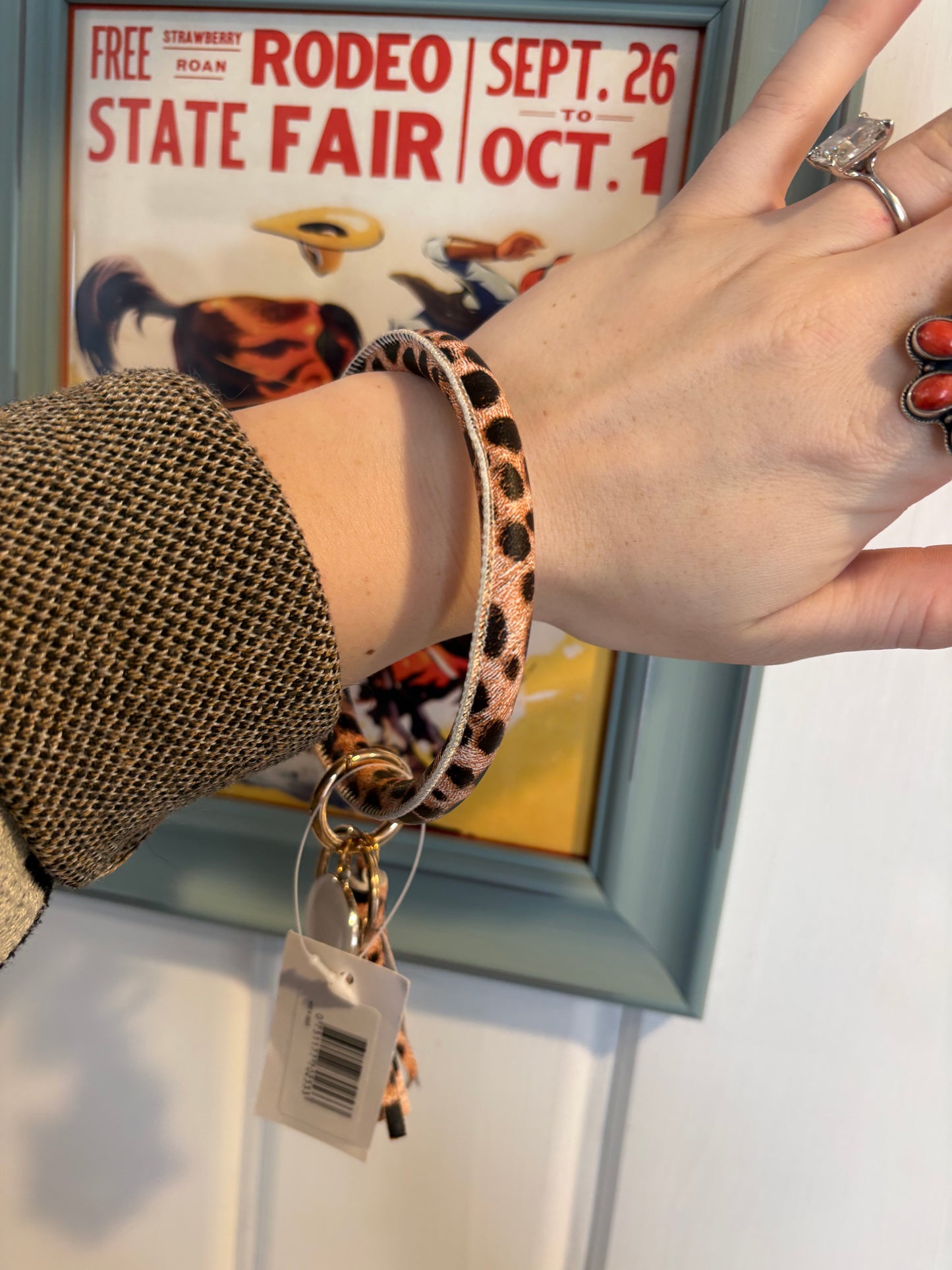 Bangle Keychain *Leopard