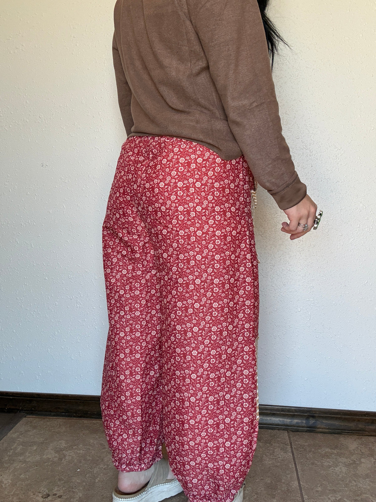 Fall Bloom Ballon Pants