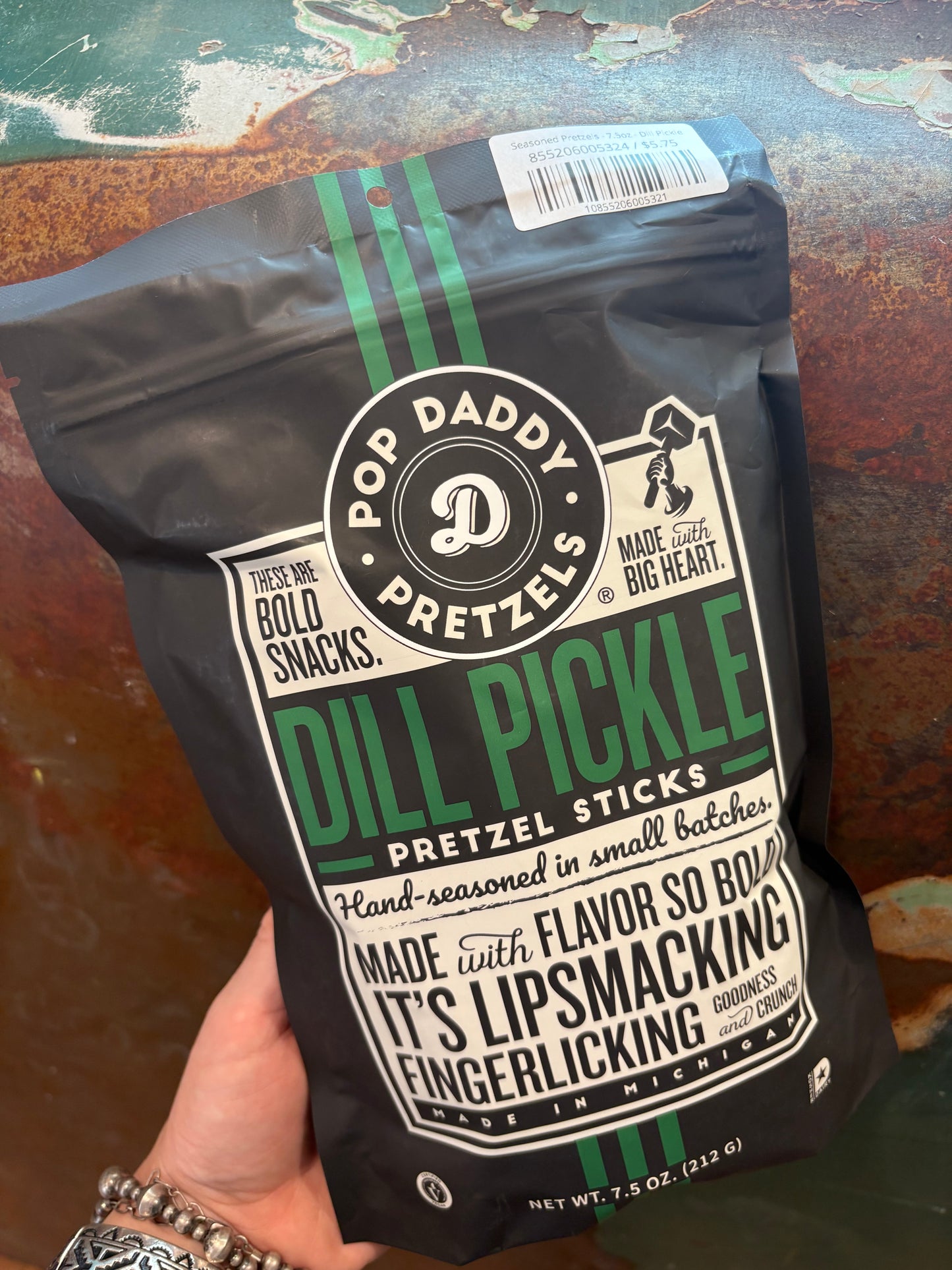 Seasoned Pretzels - 7.5oz - Dill Pickle