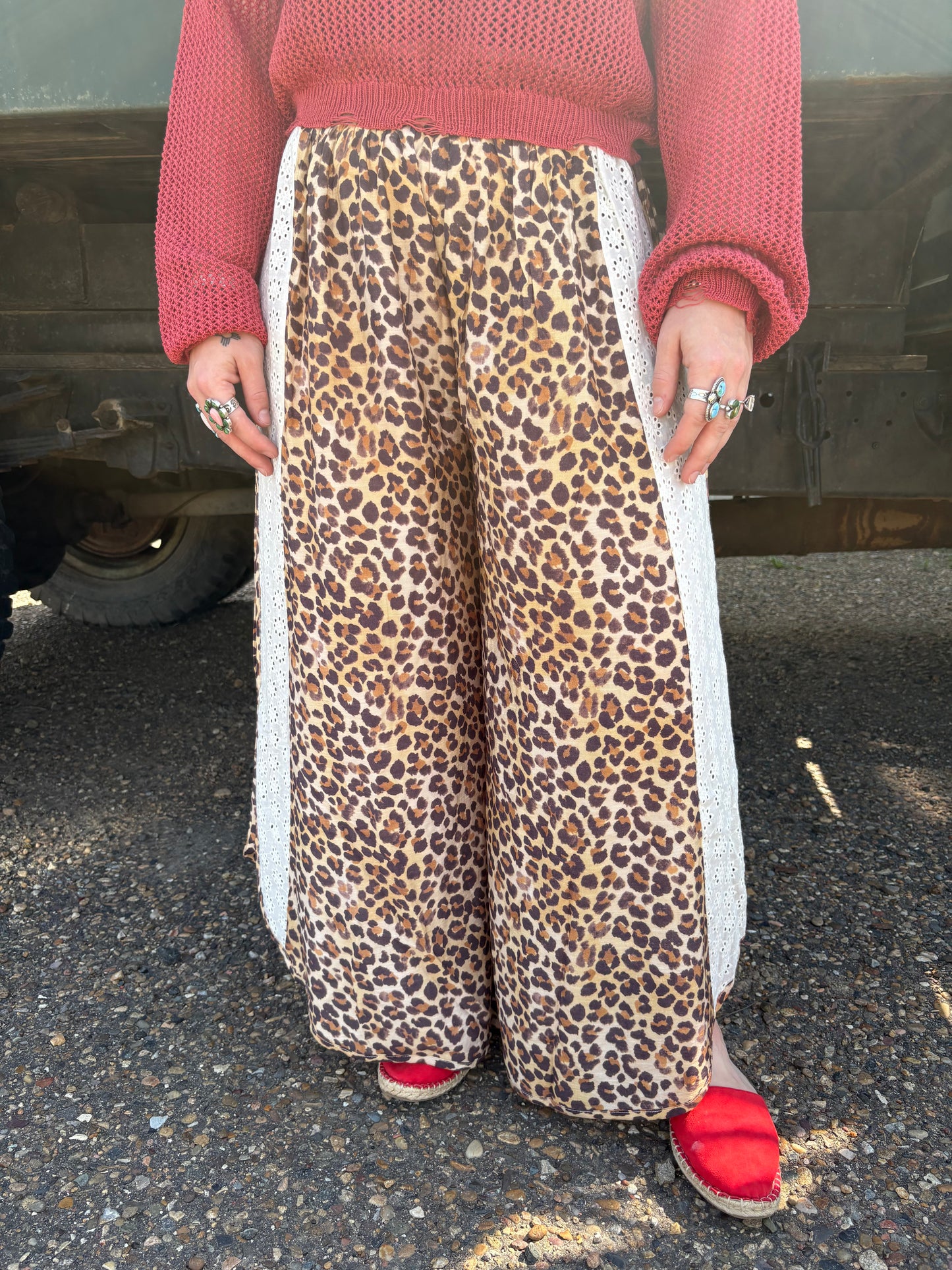 Liberty Leopard Wide Leg Pants
