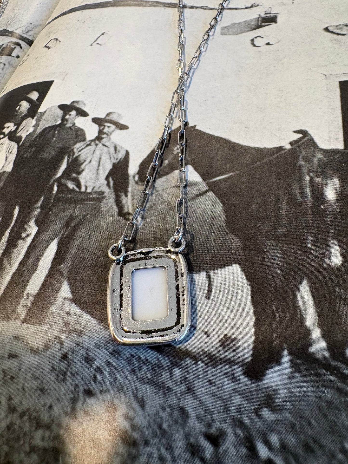 Dainty Blue Bonnet Necklace
