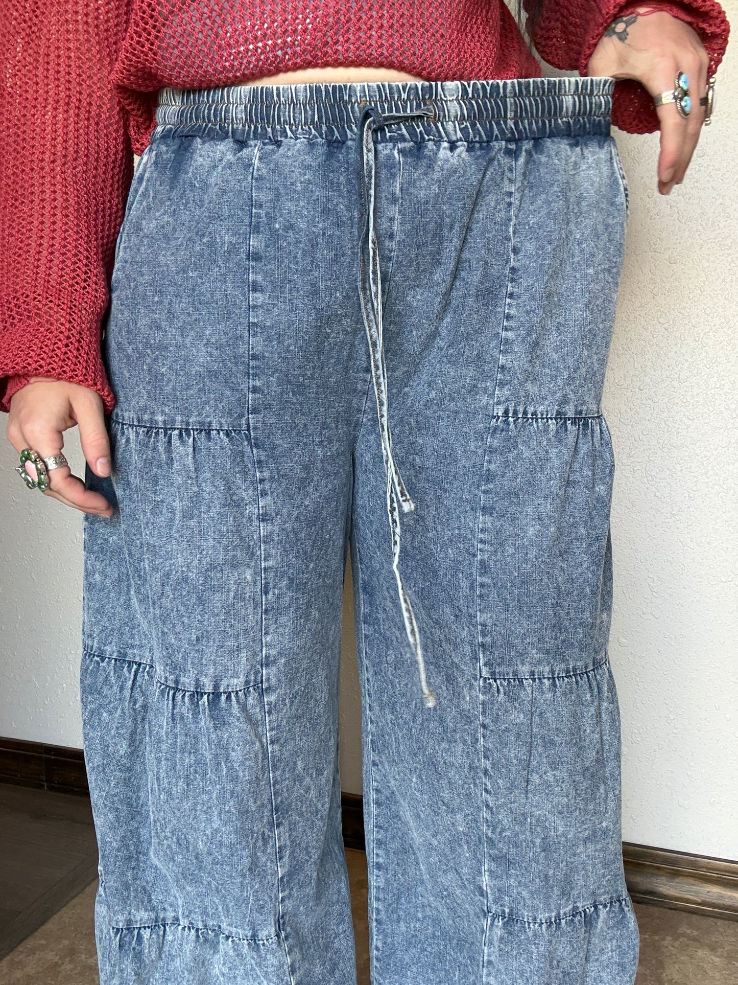 The Bubble Bronco Denim *Dark Wash