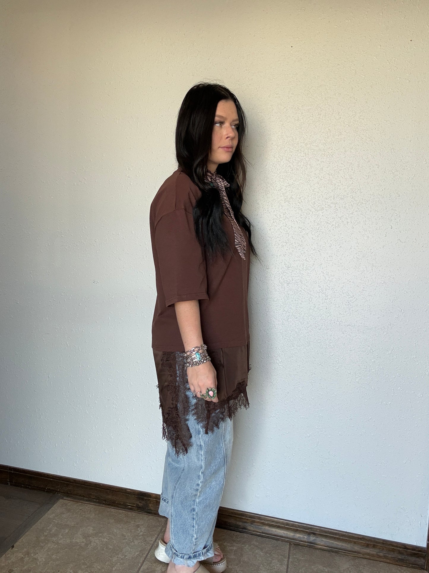 The Bay Pony Oversized Lace Tee