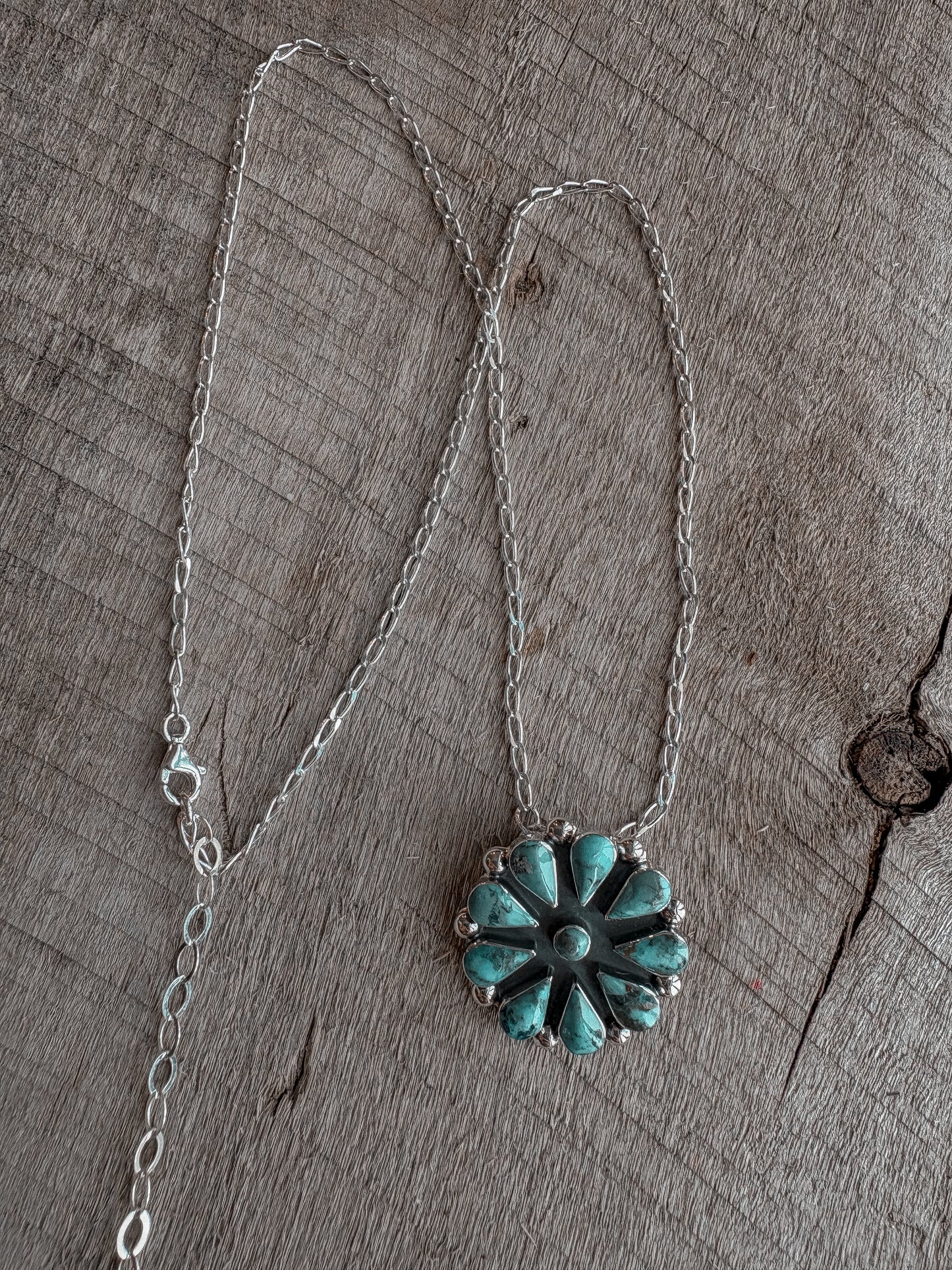 Kingman Cluster Necklace
