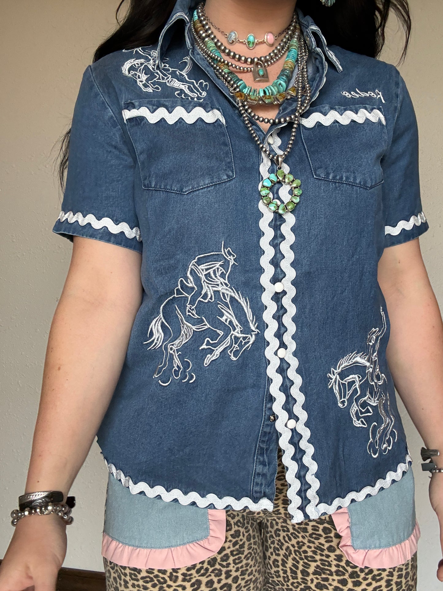 The American Cowboy Denim Short Sleeve