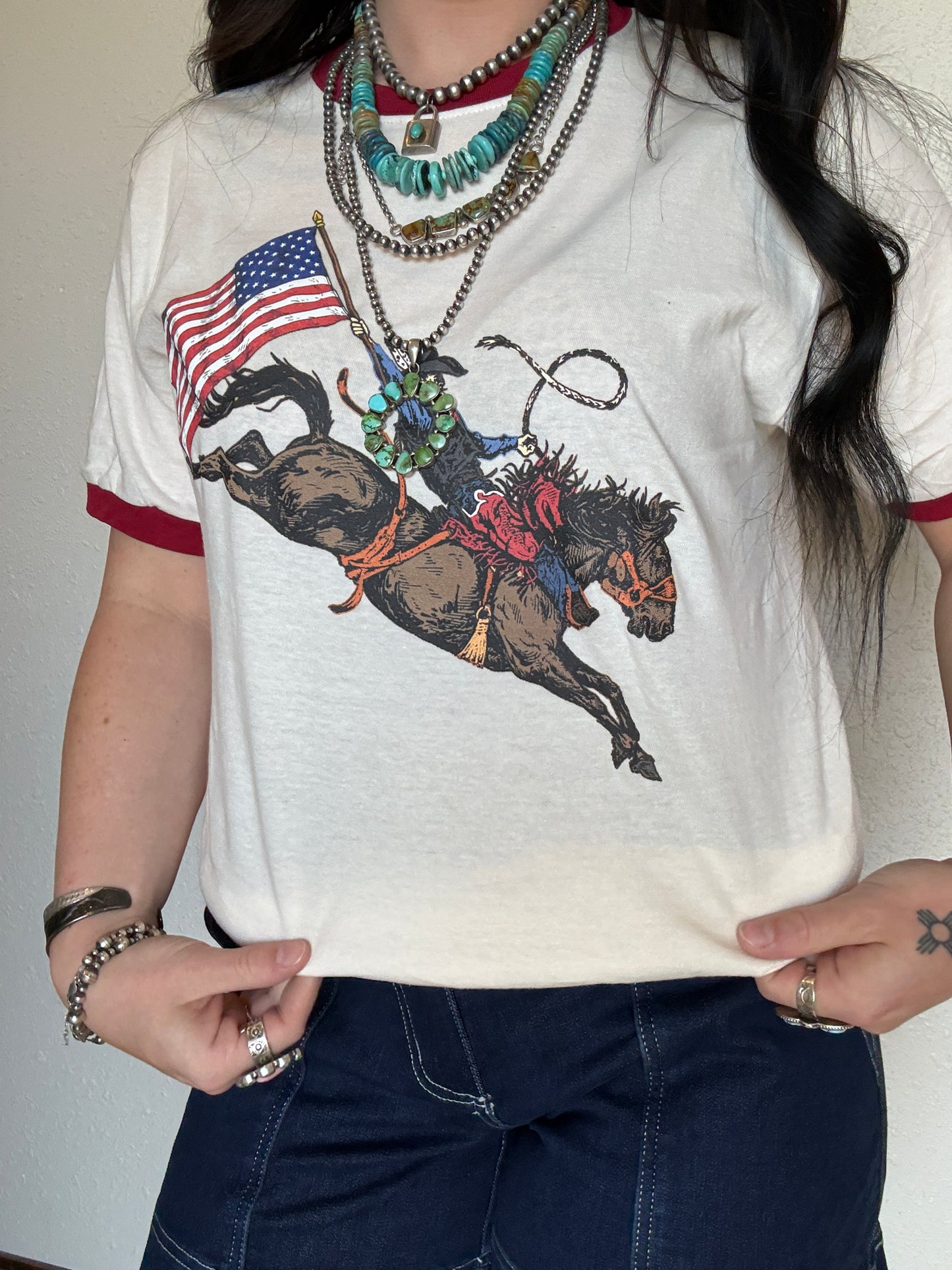 Dust and Glory Ringer Tee