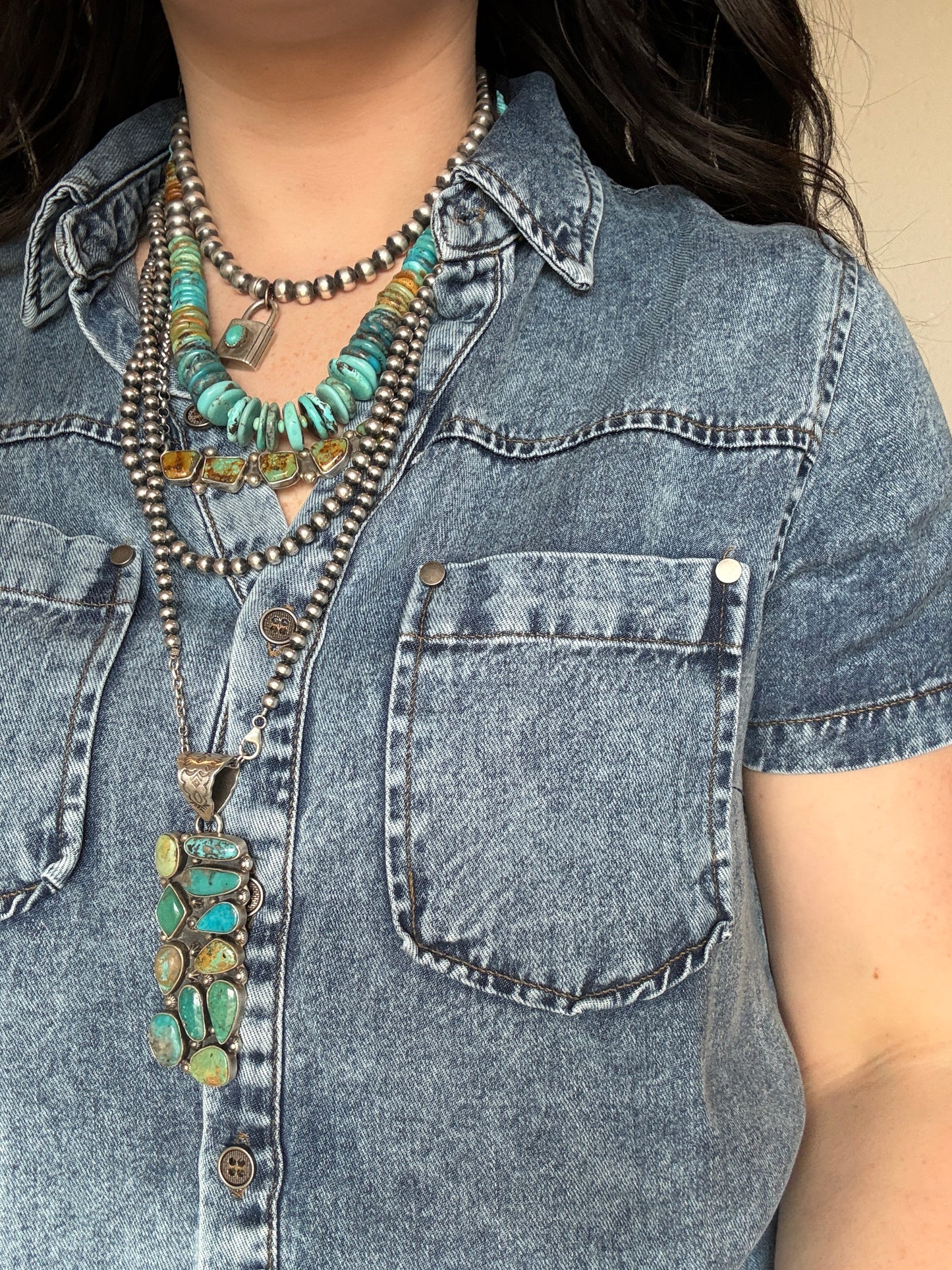 The Loretta Denim Short Sleeve