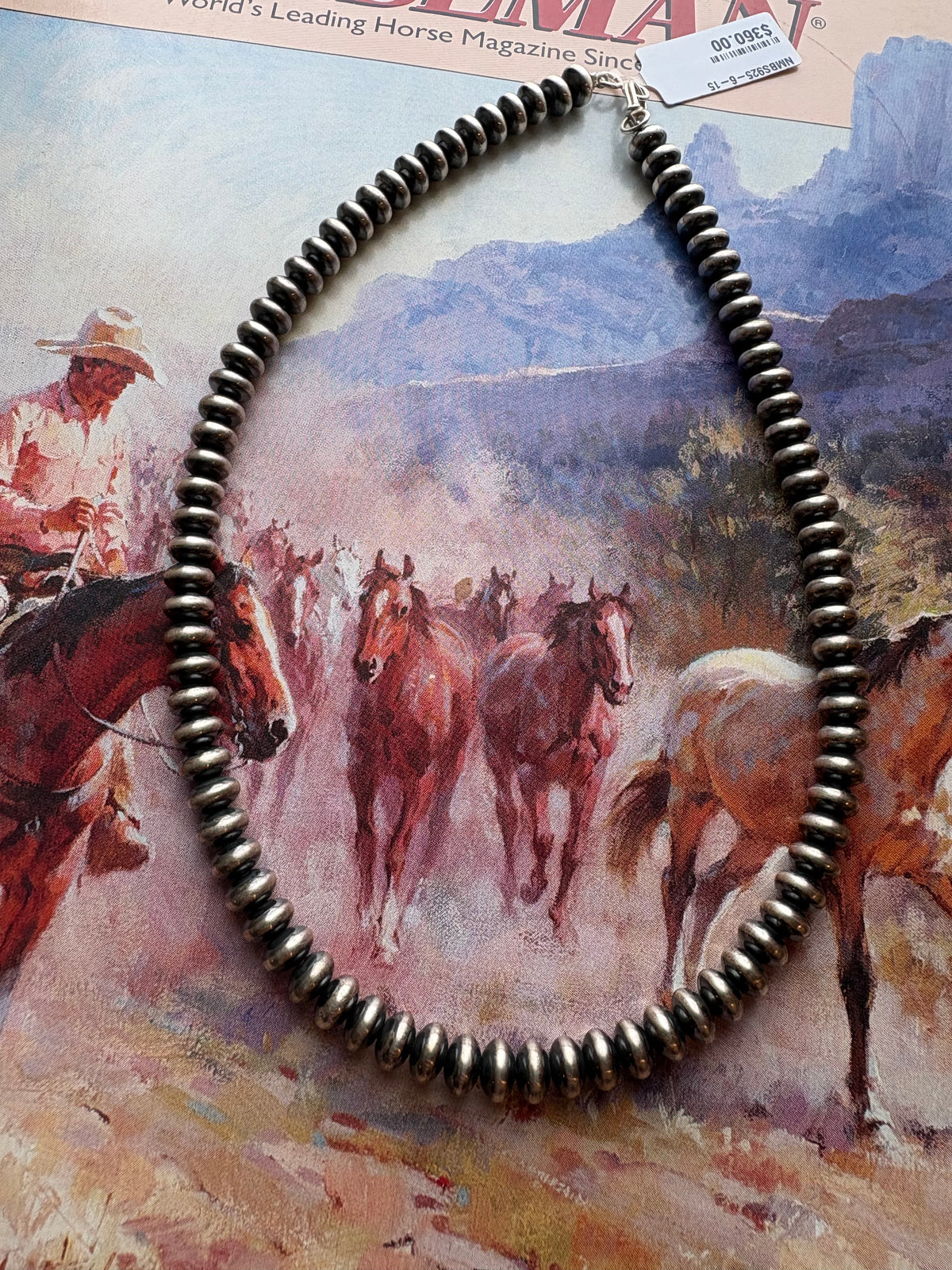 15” 6mm Saucer Necklace