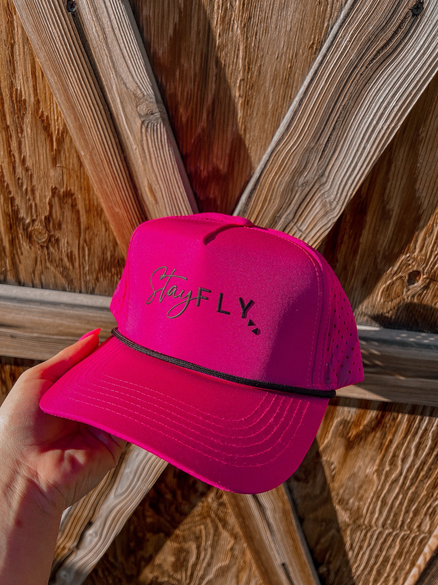 Stay Fly Hat * MAGENTA