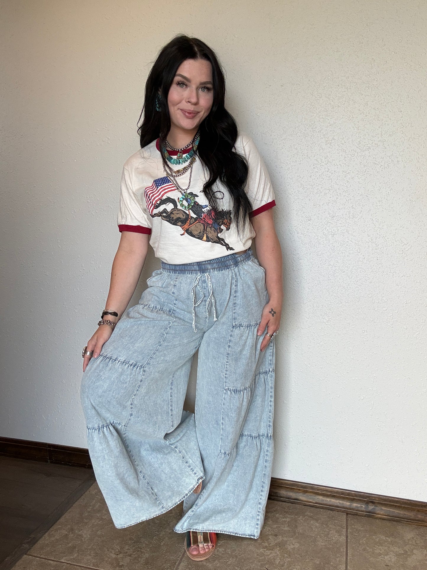 The Bubble Bronco Denim *Light Wash
