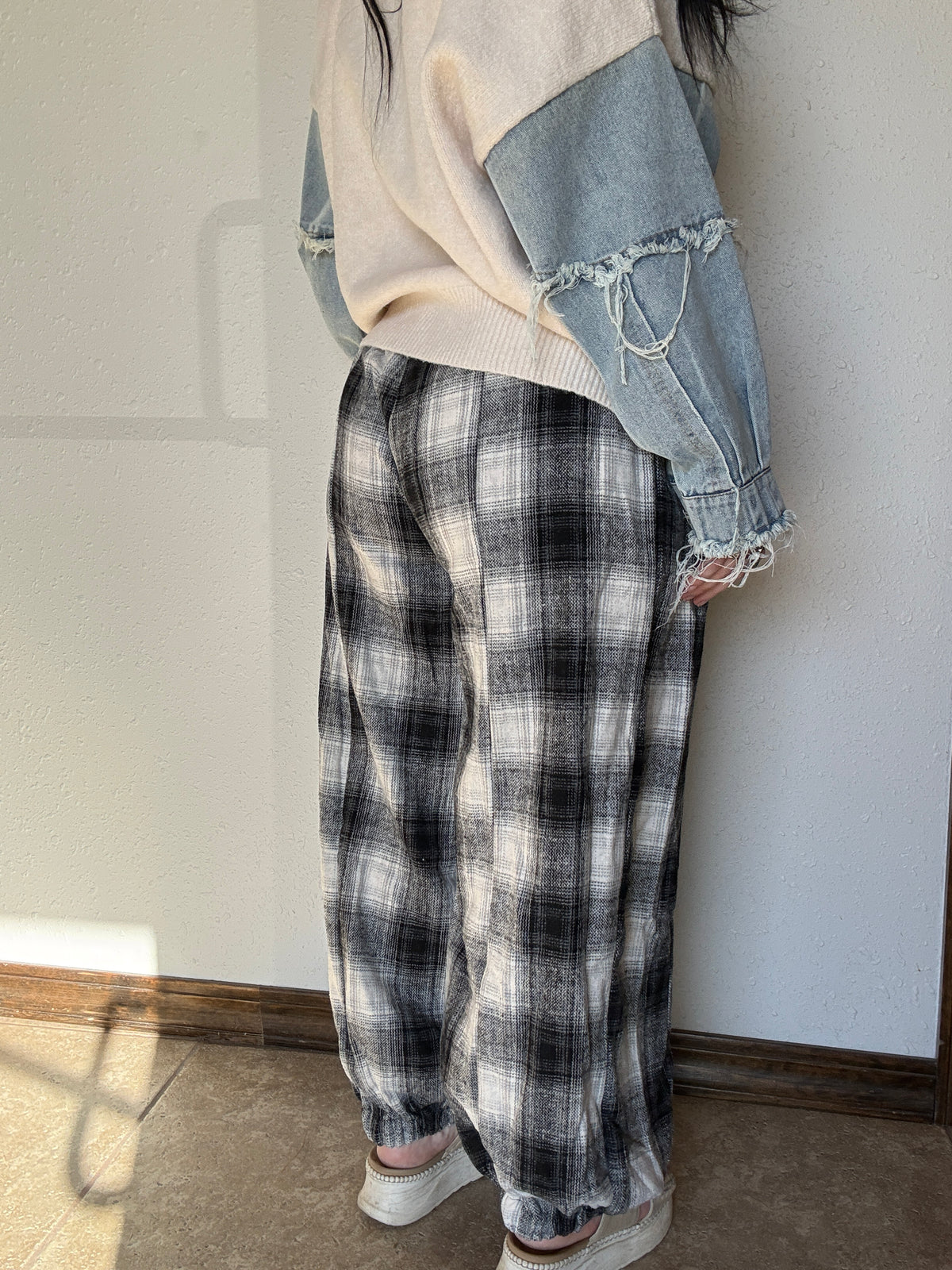 The Megs Plaid Jogger