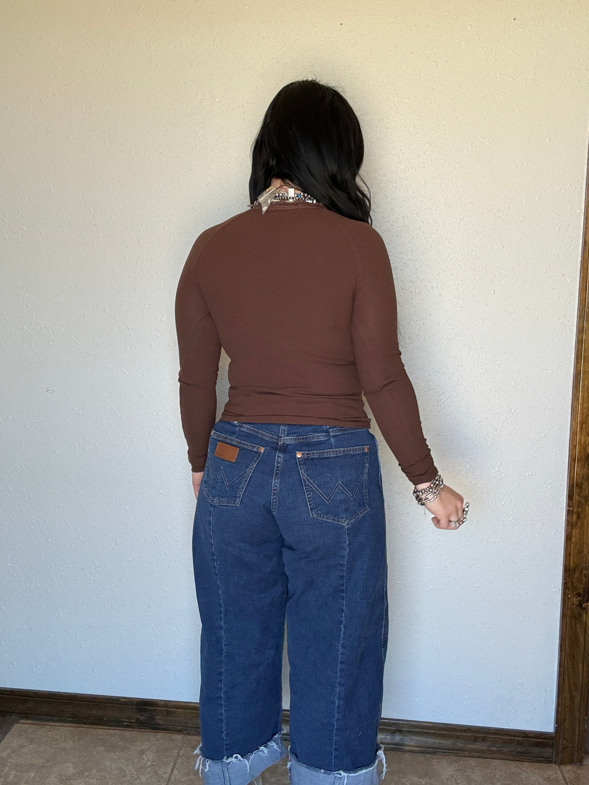The Lefty Lace Long Sleeve *Brown
