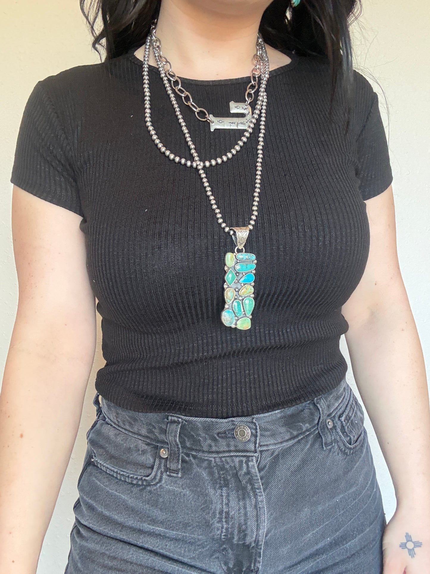 Gauze Ribbed Basic Tee *Lux