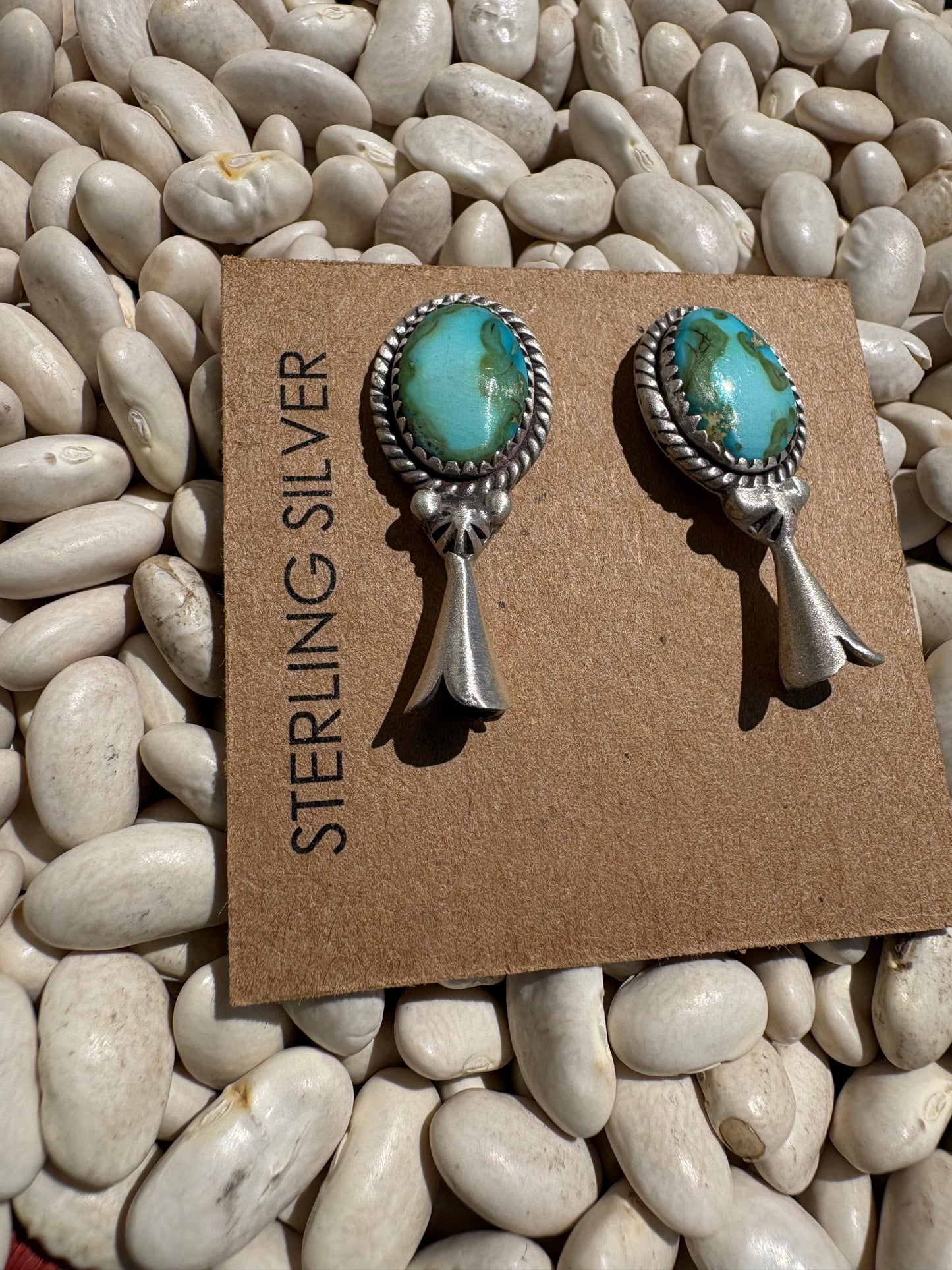 Sonoran Gold Turquoise Blossom Studs