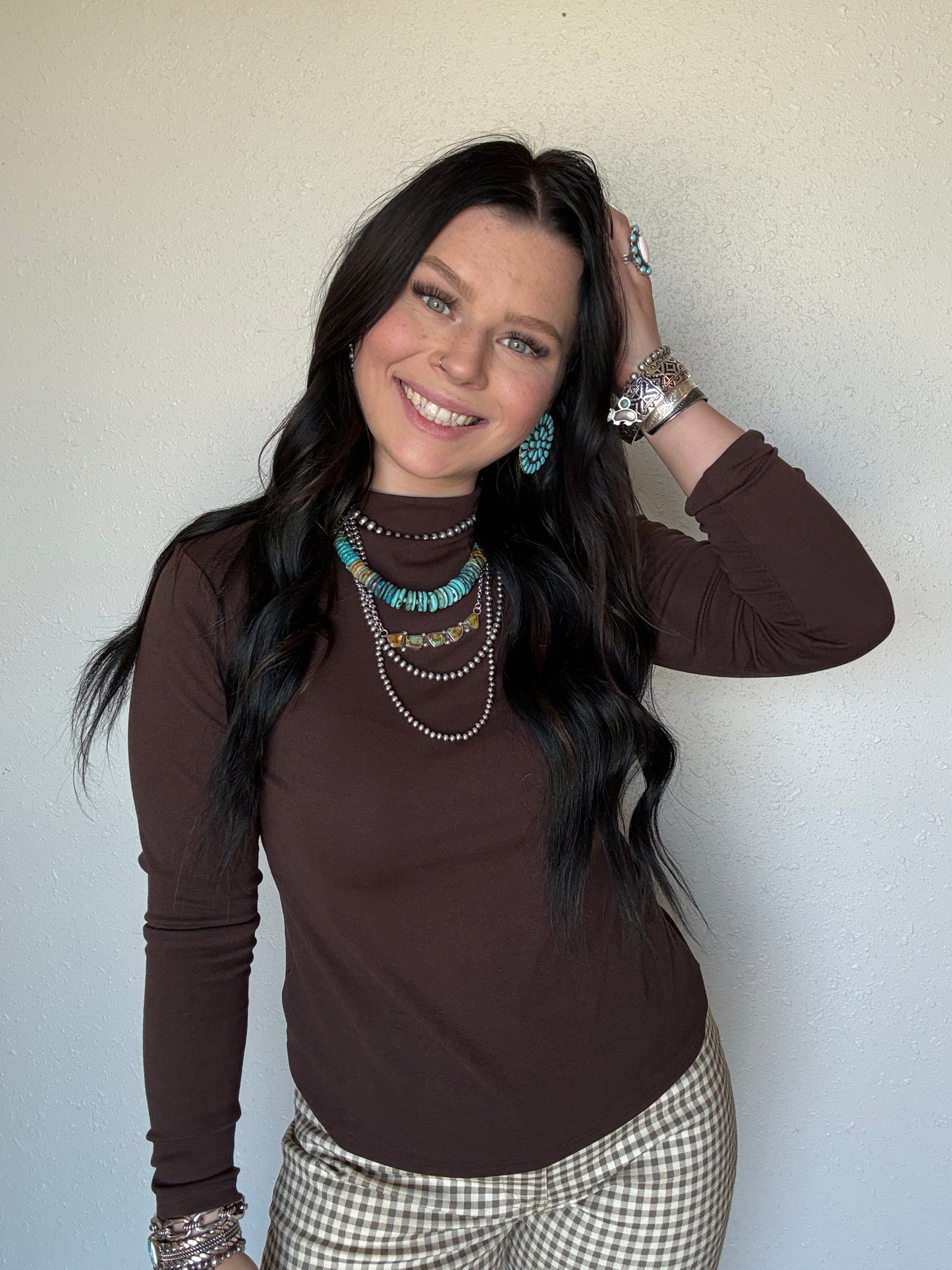 The Bay Pony Long Sleeve Mock Neck