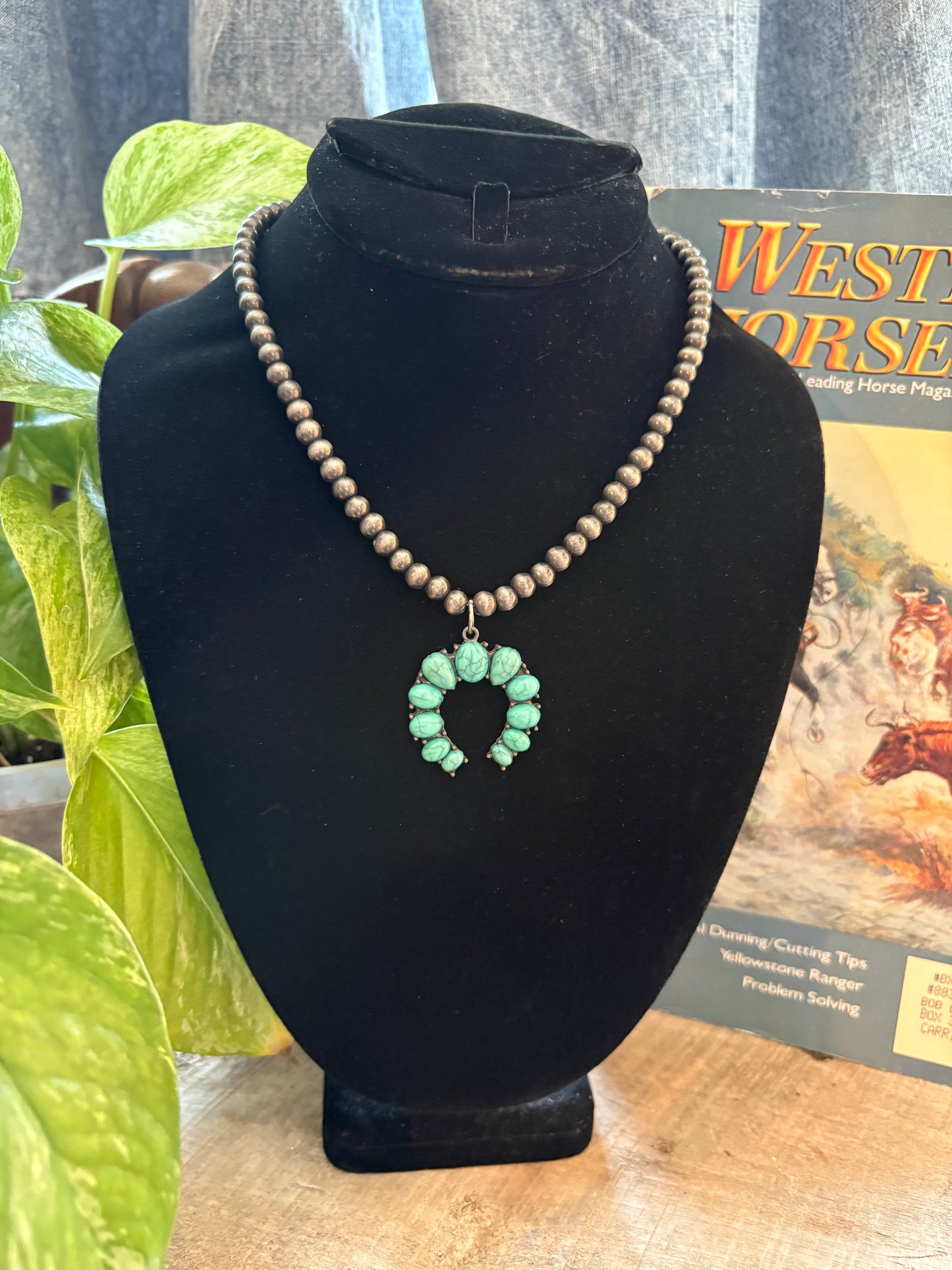 Pearl Naja Necklace *Turquoise