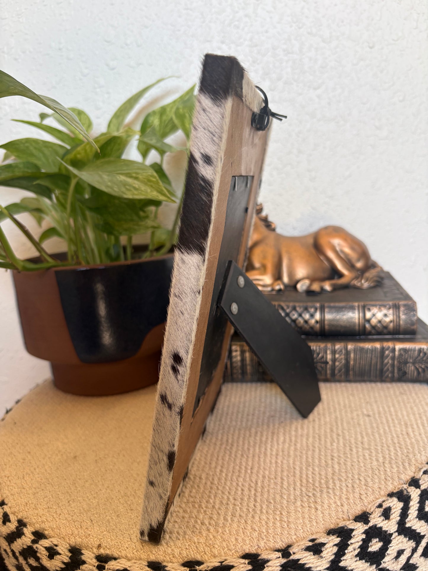Cowhide Photo Frame