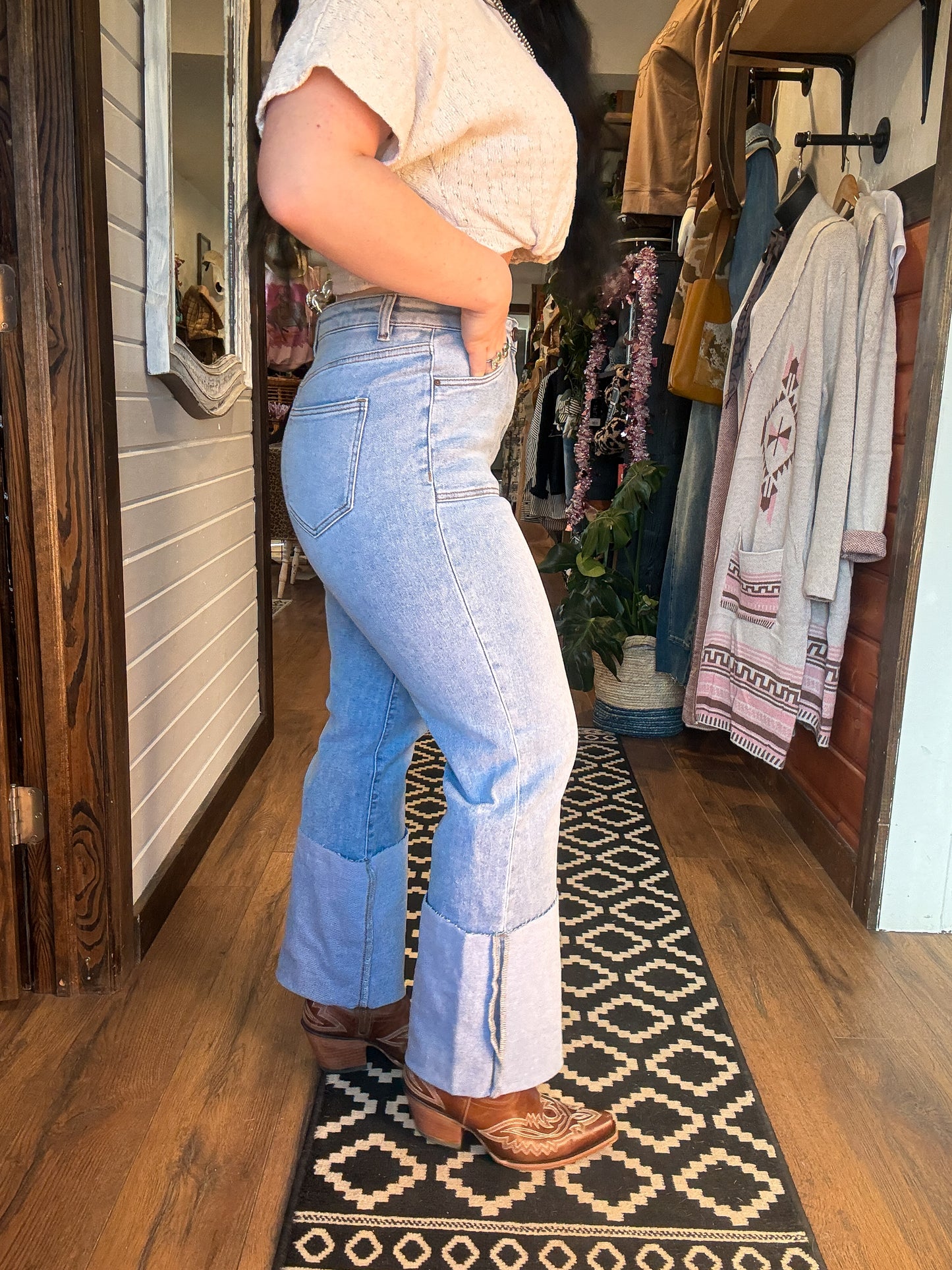 The Betsy Cuffed Denim